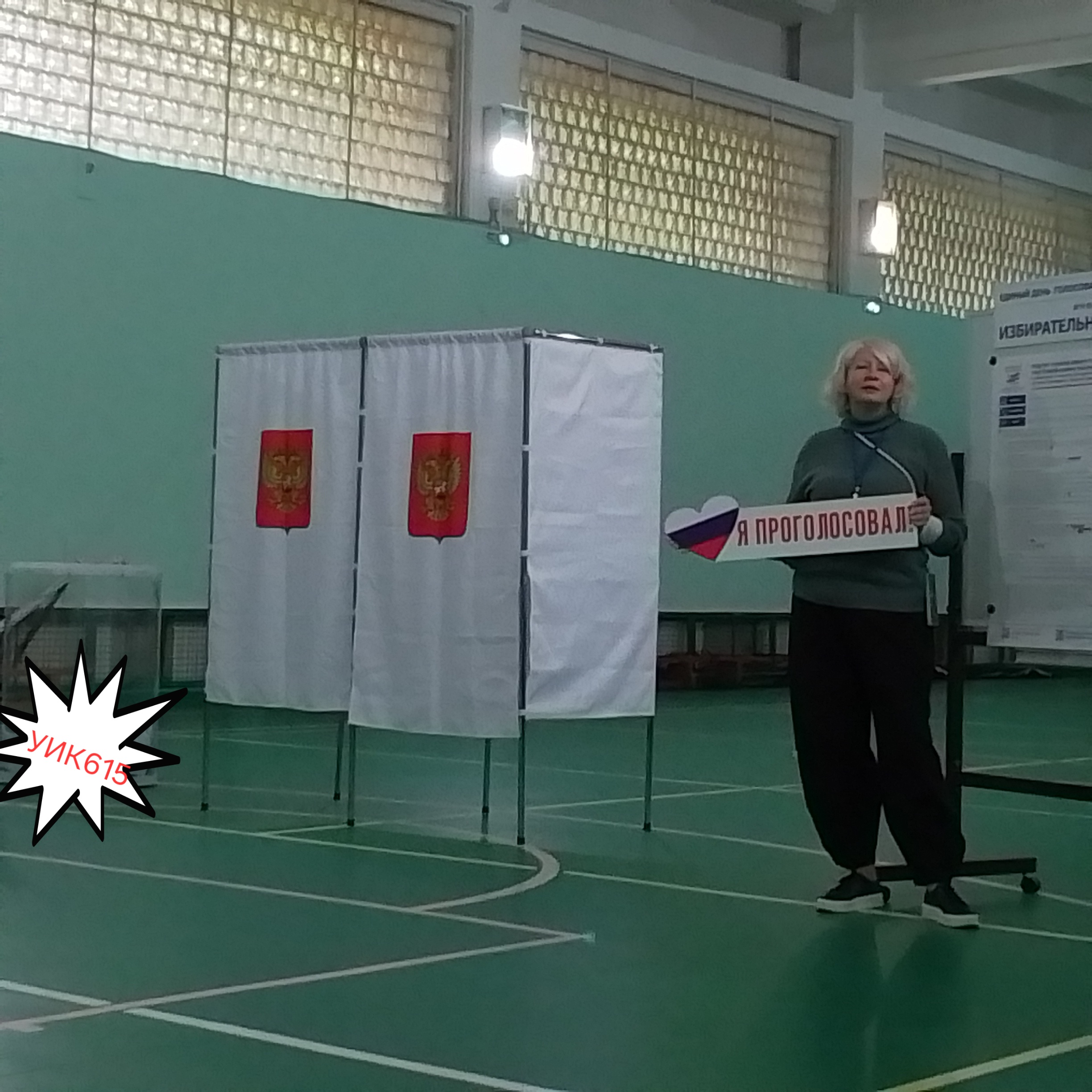 Сообщение — УИК №615, Московская область