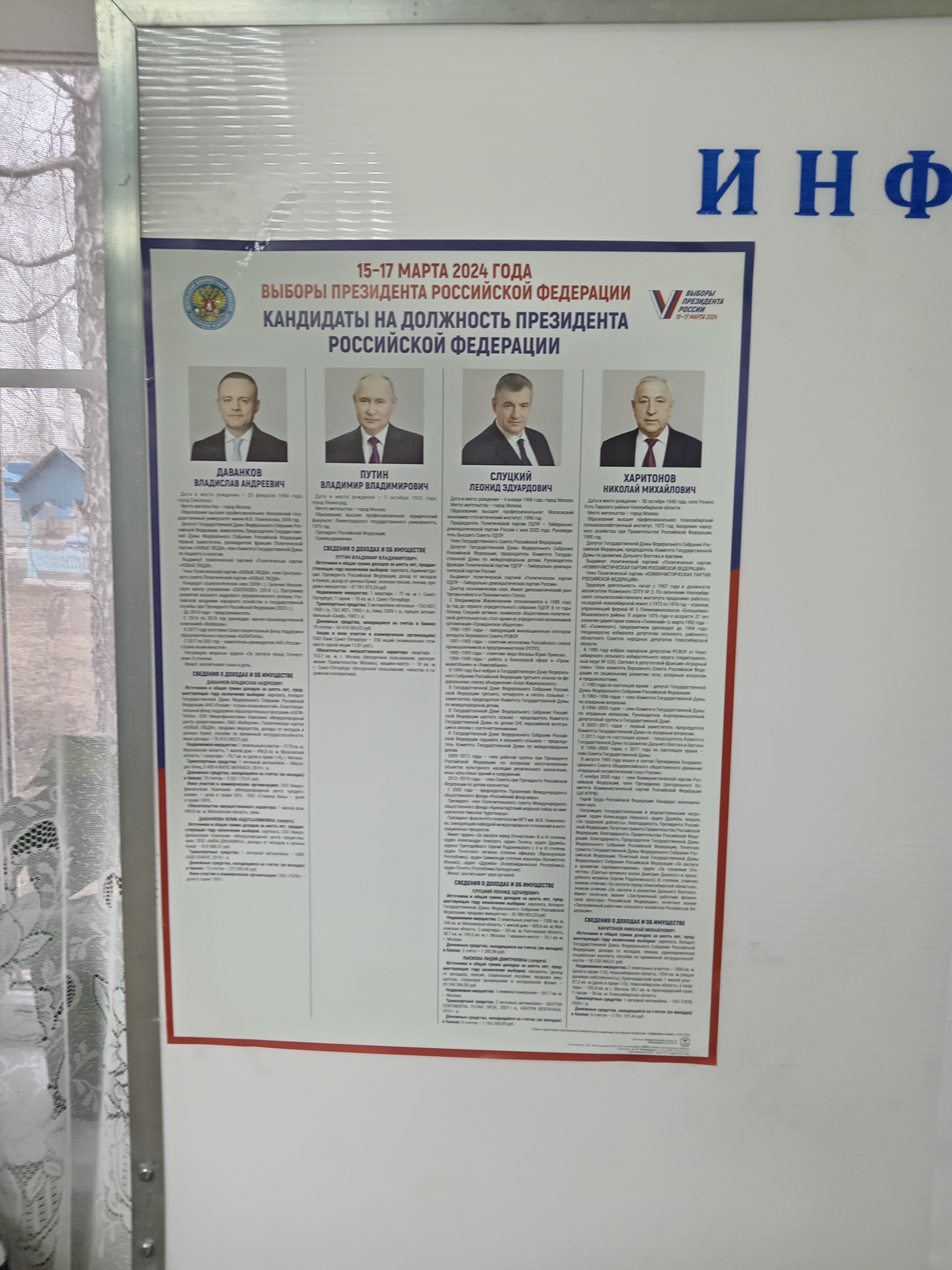 Сообщение наблюдателя — УИК №1218, Белгородская область