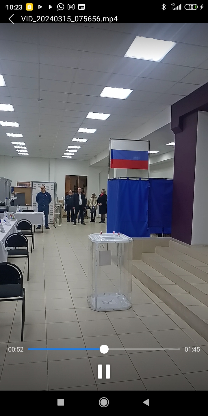 Сообщение наблюдателя — УИК №1360, Воронежская область