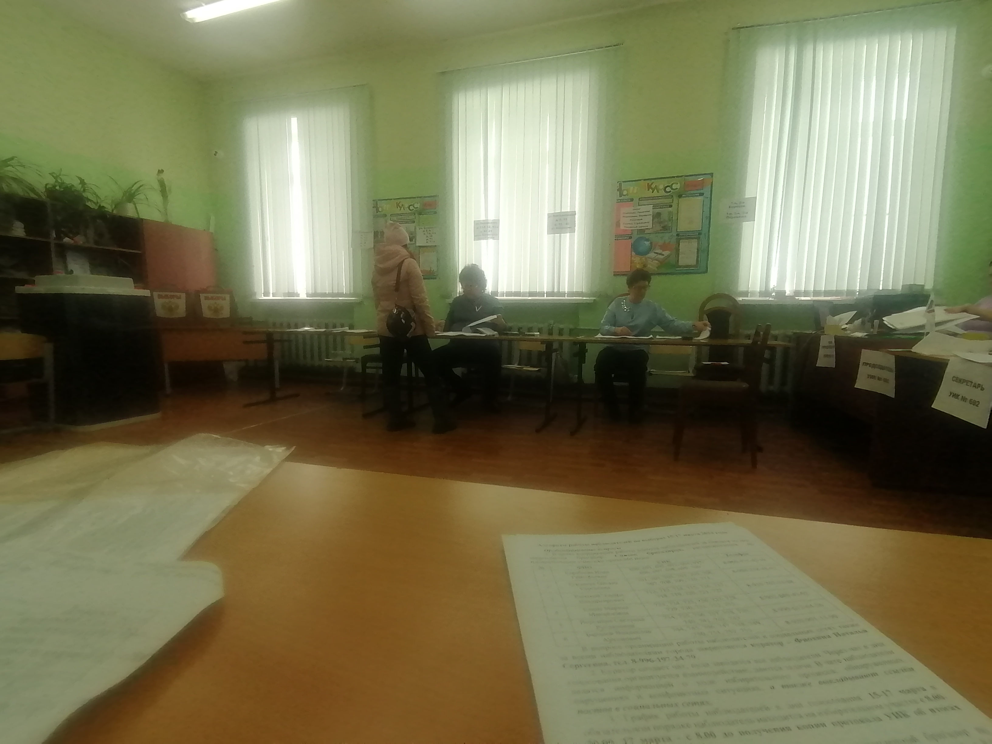 Сообщение наблюдателя — УИК №692, Владимирская область