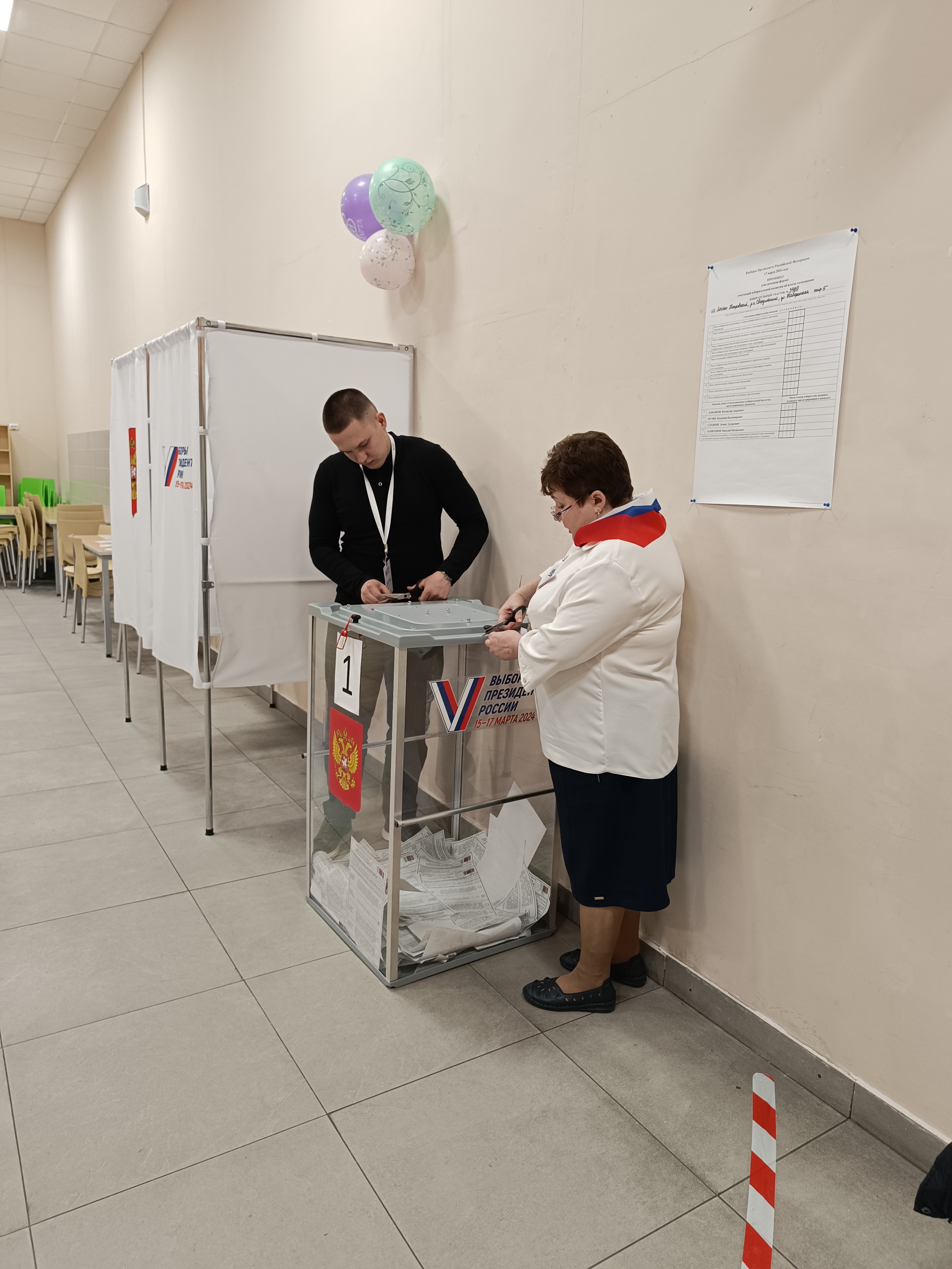 Сообщение наблюдателя — УИК №3480, Московская область
