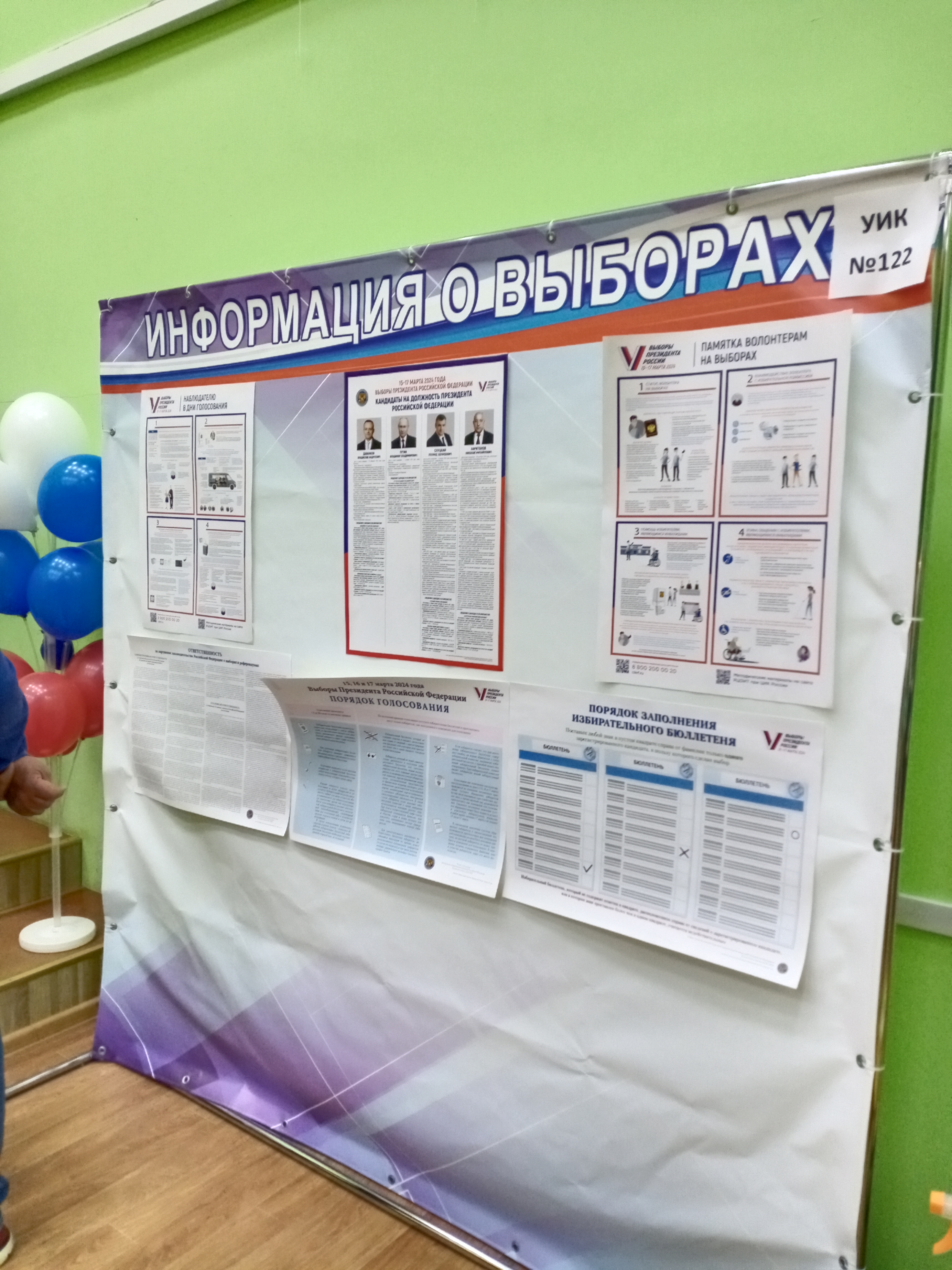Сообщение наблюдателя — УИК №122, Мурманская область