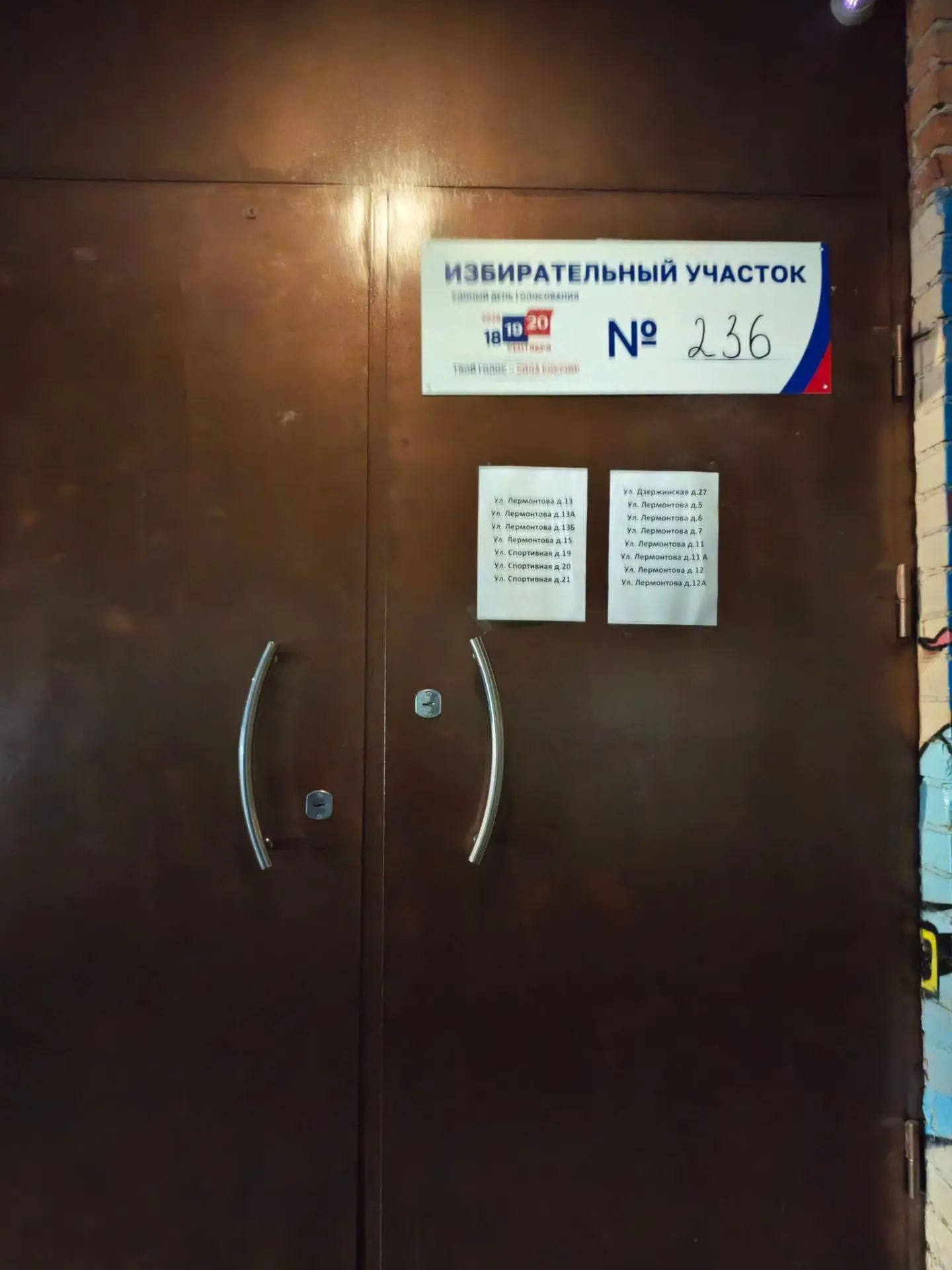 Сообщение — УИК №236, Московская область