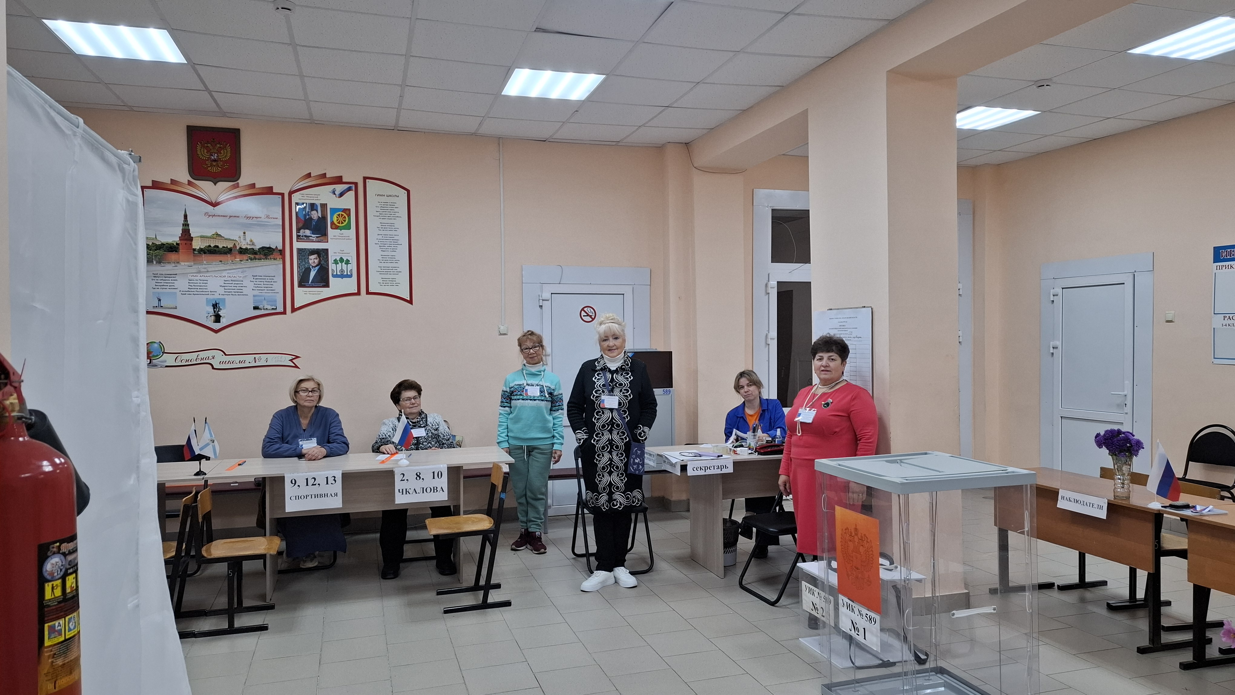 Сообщение наблюдателя — УИК №589, Архангельская область