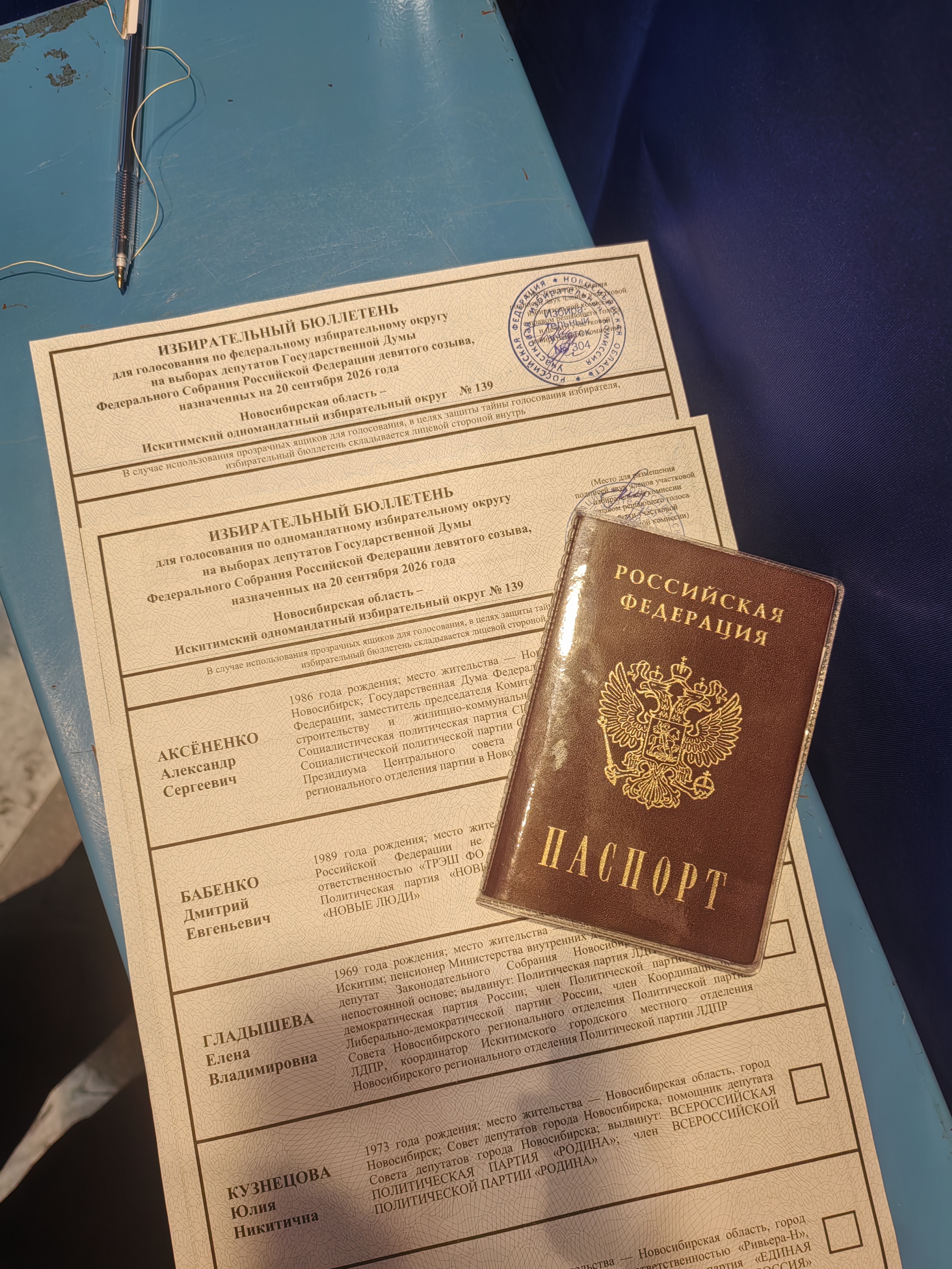 Сообщение — УИК №1405, Новосибирская область