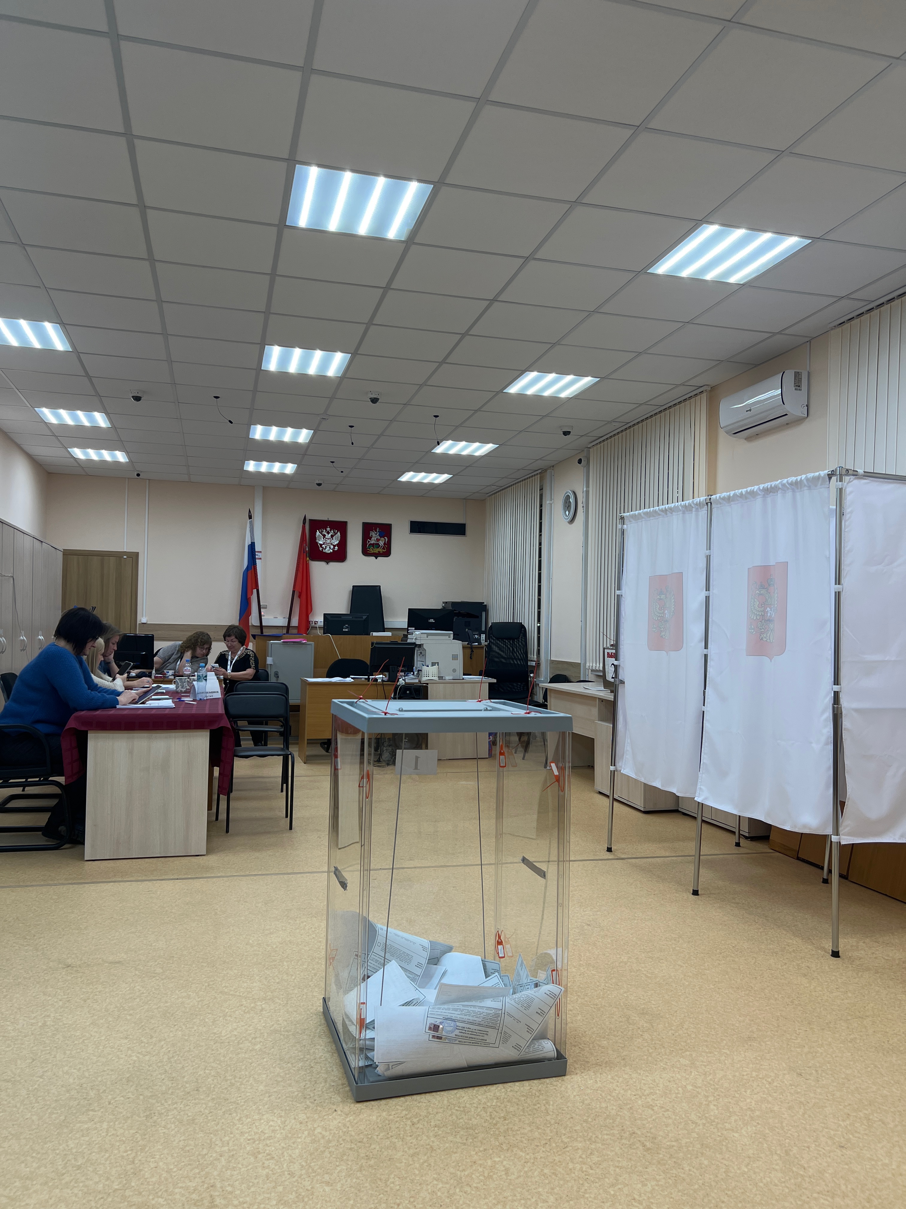 Сообщение наблюдателя — УИК №3499, Московская область