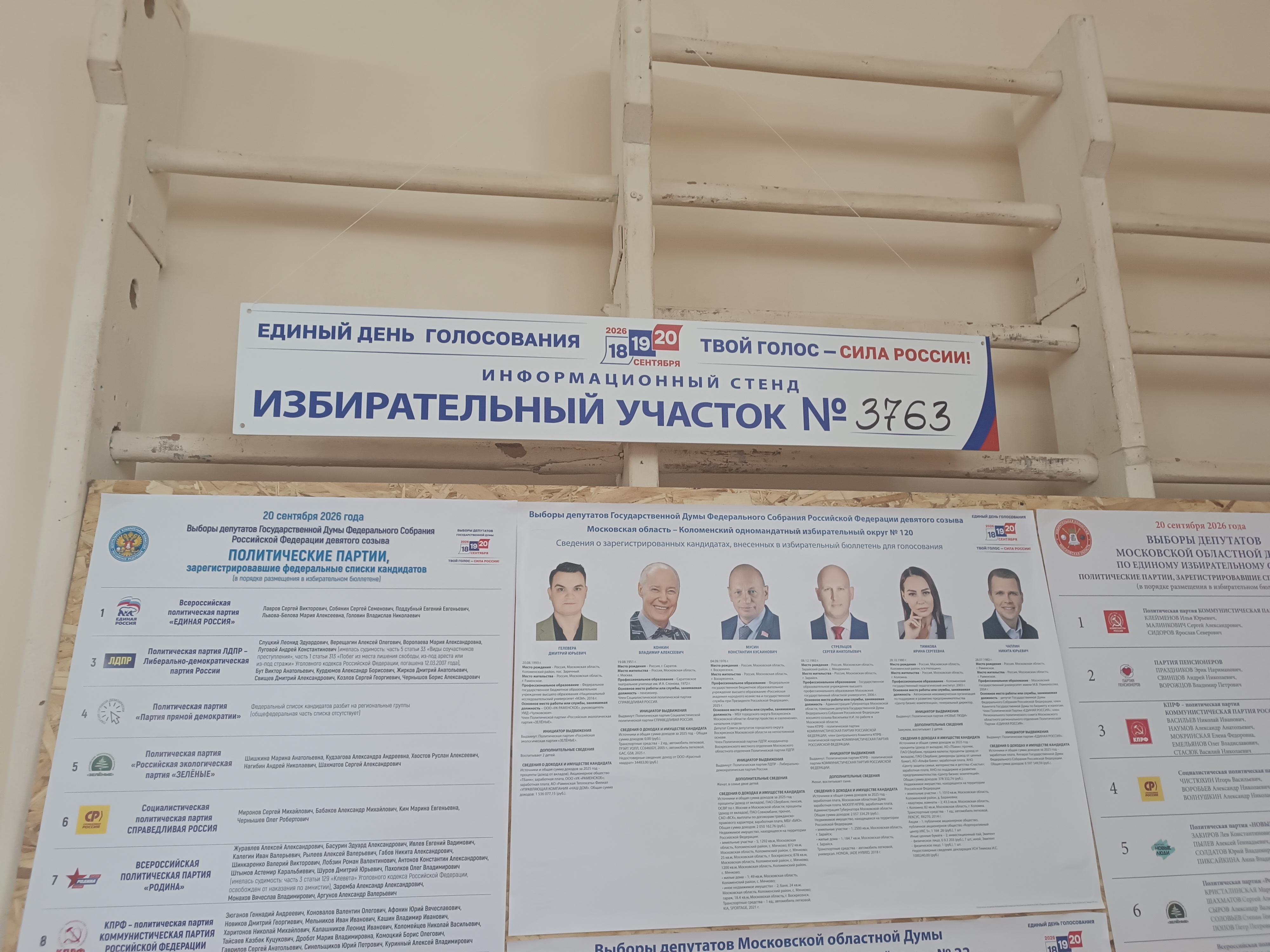 Сообщение — УИК №3763, Московская область