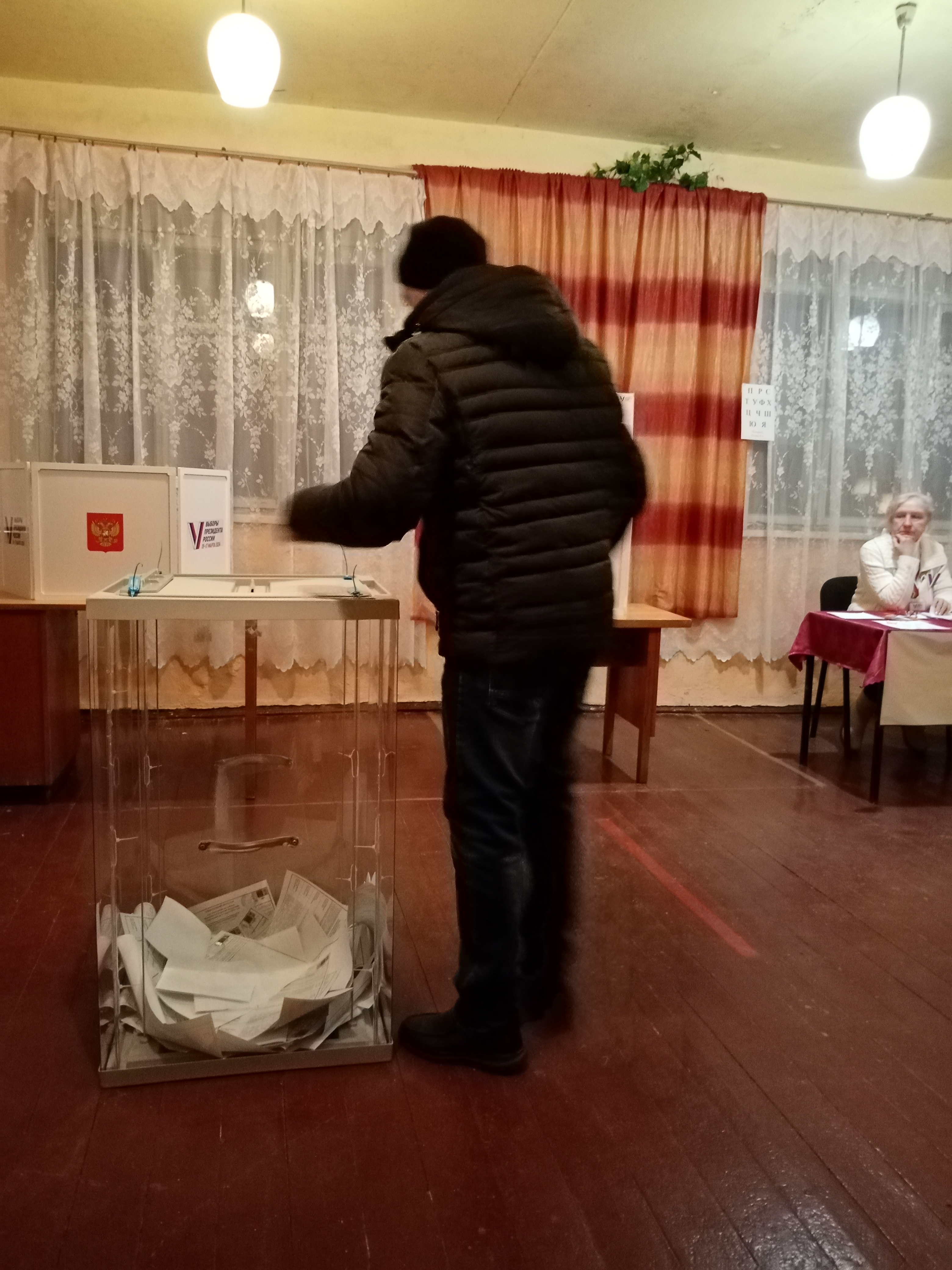 Сообщение наблюдателя — УИК №297, Псковская область