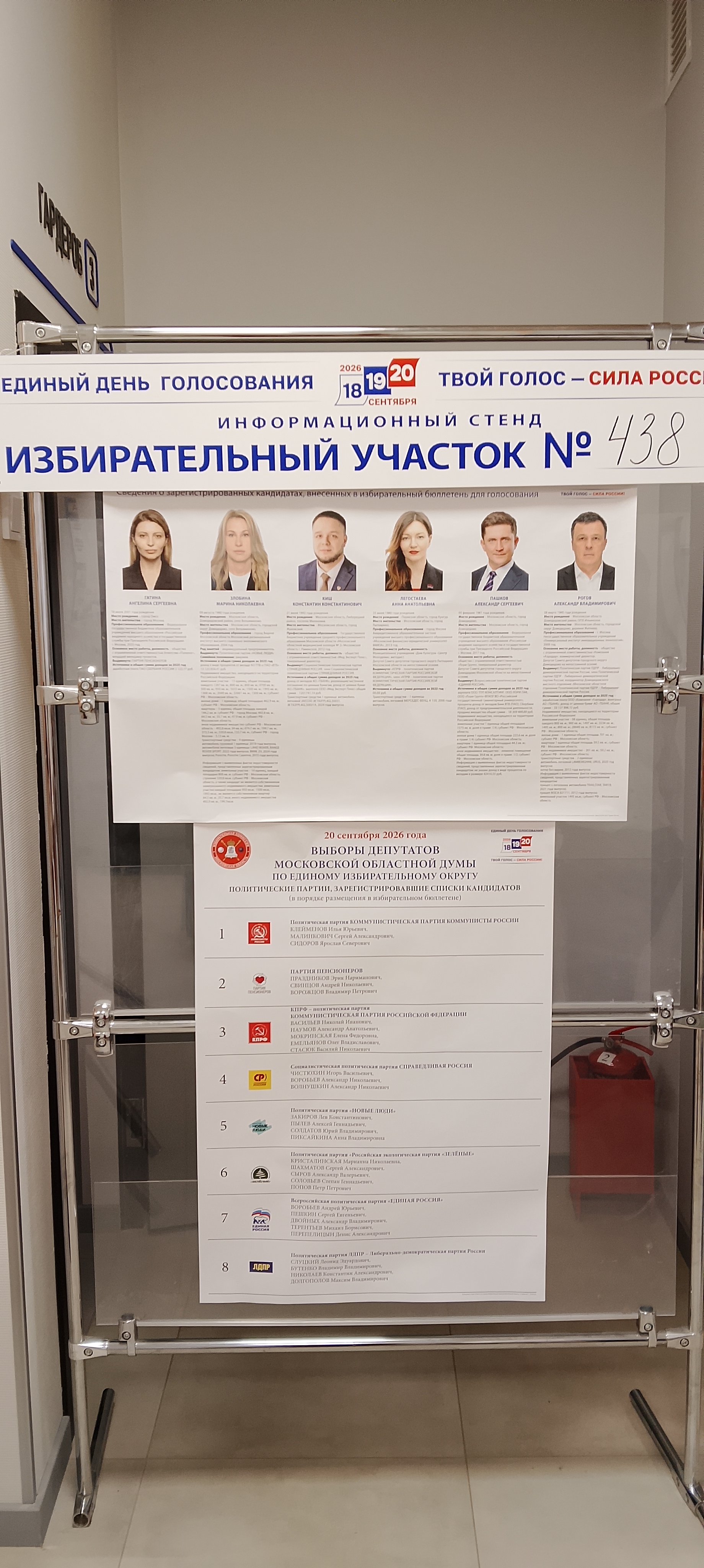 Сообщение — УИК №438, Московская область