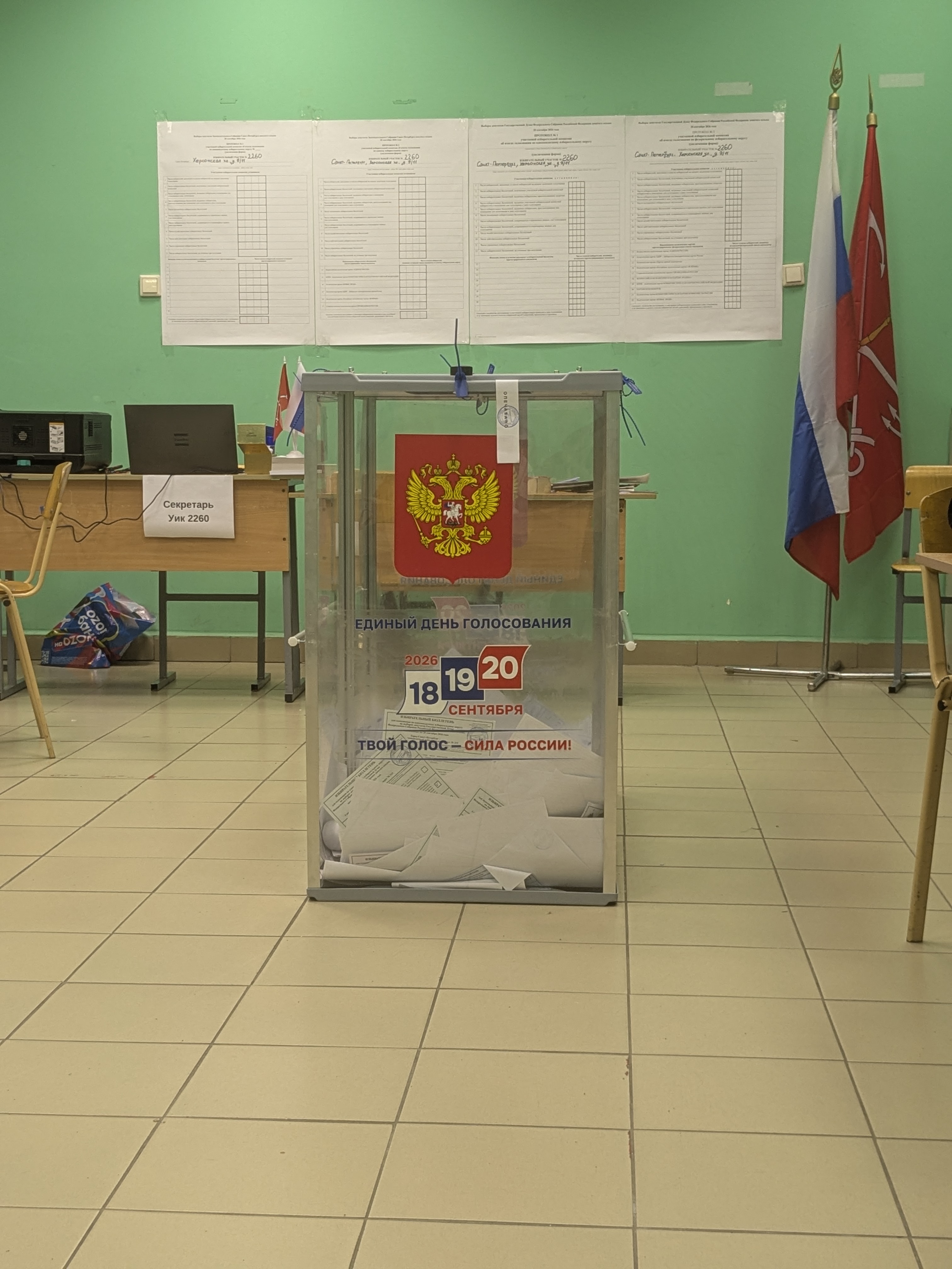 Сообщение — УИК №2260, Санкт-Петербург