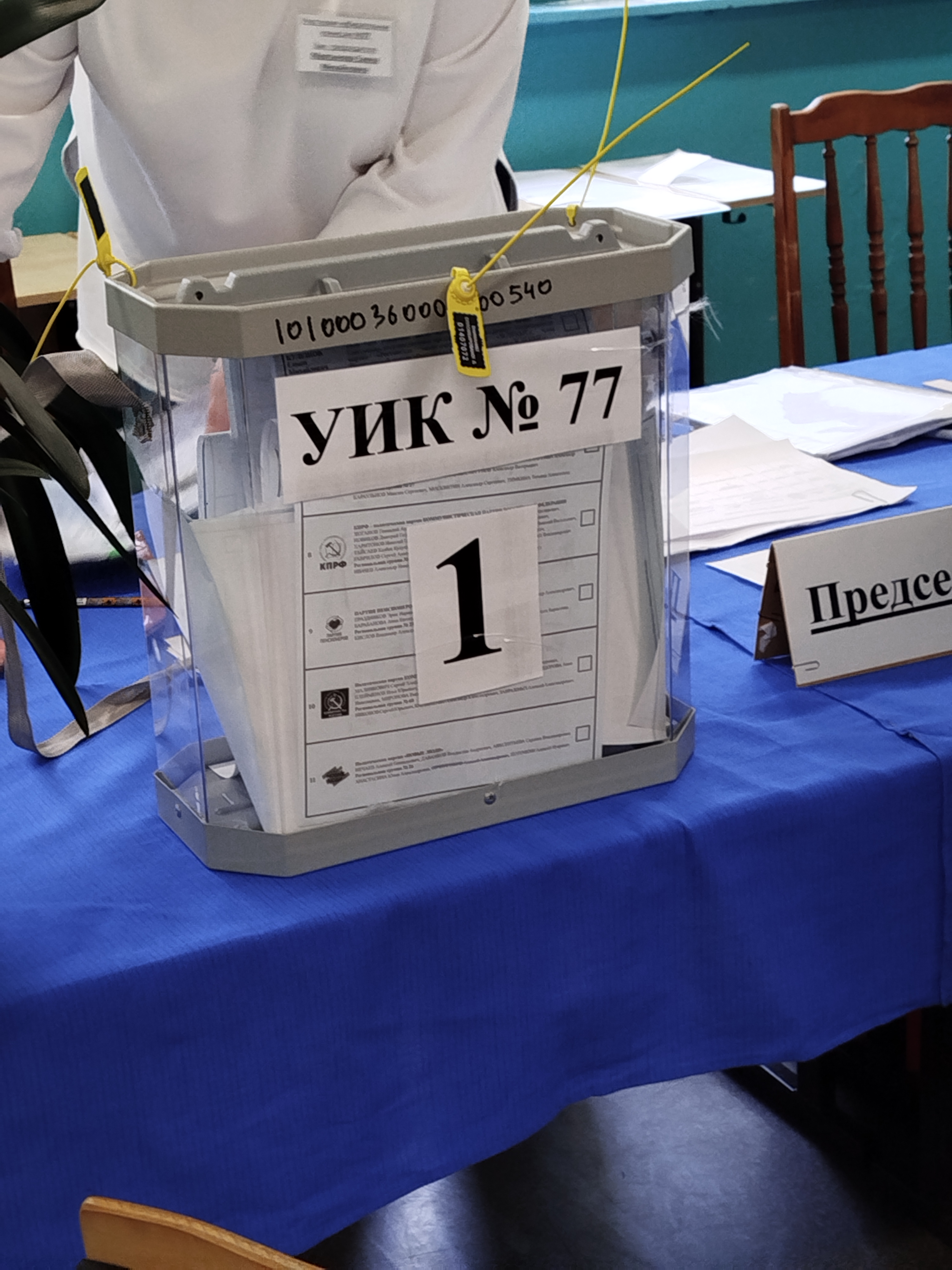 Сообщение — УИК №77, Республика Коми