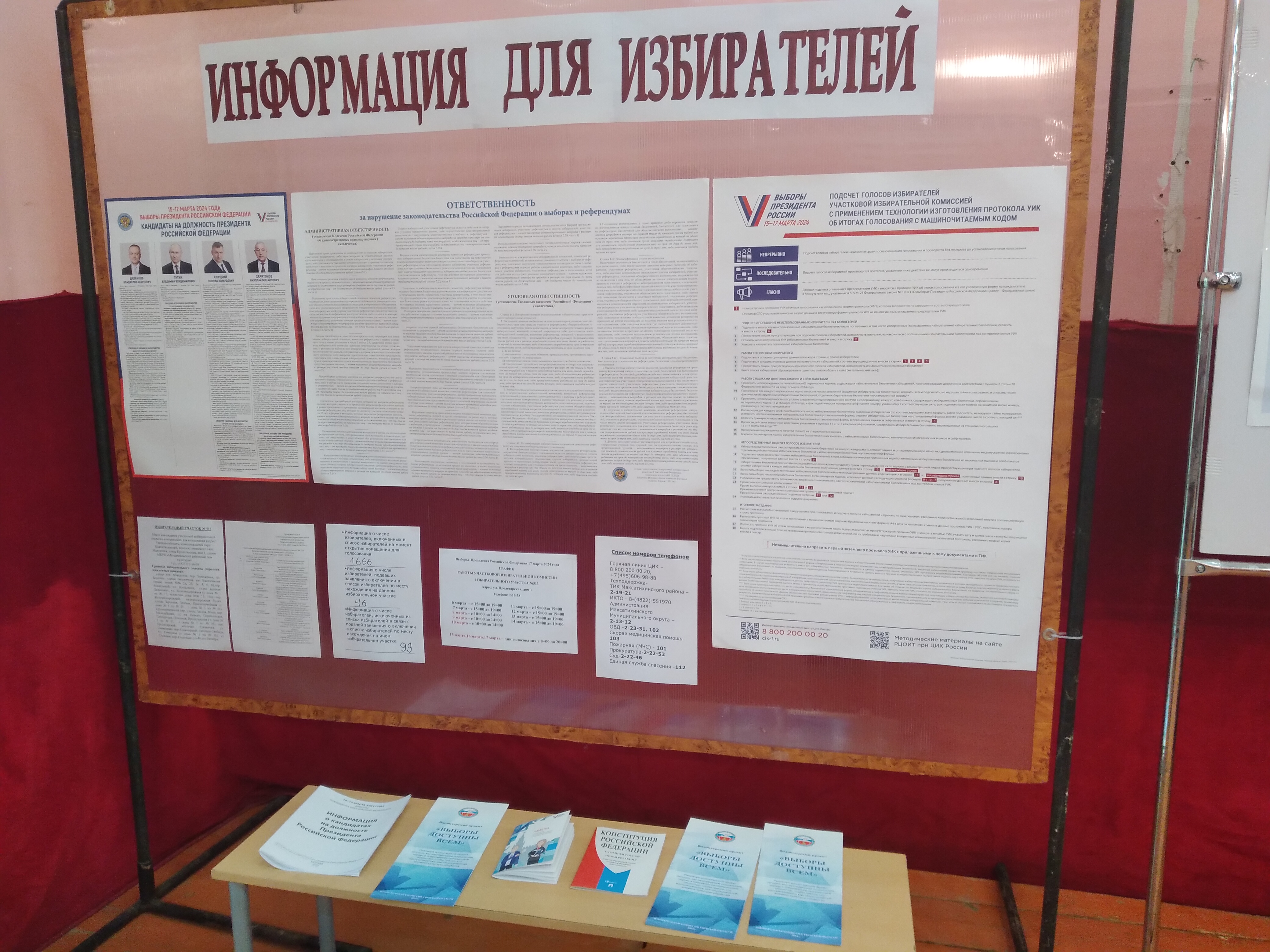 Сообщение наблюдателя — УИК №513, Тверская область