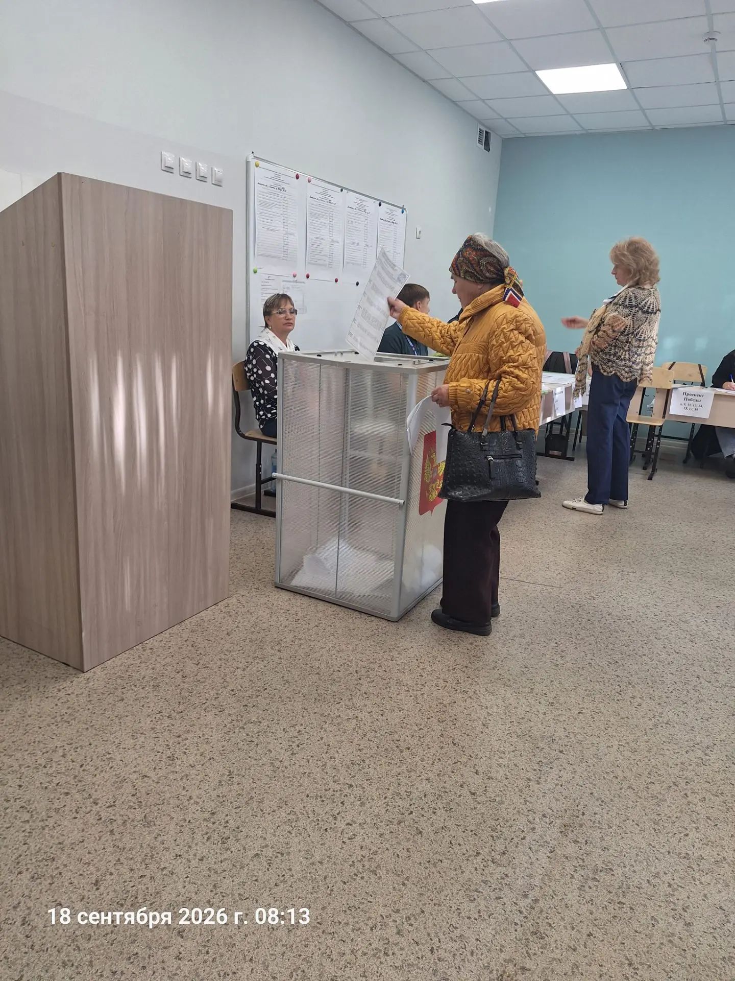 Сообщение — УИК №3056, Московская область
