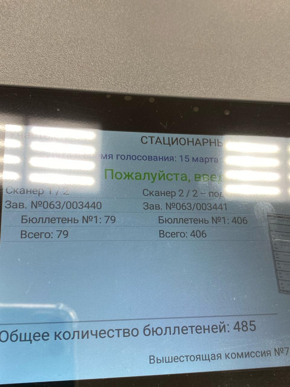 Сообщение наблюдателя — УИК №843, Ленинградская область