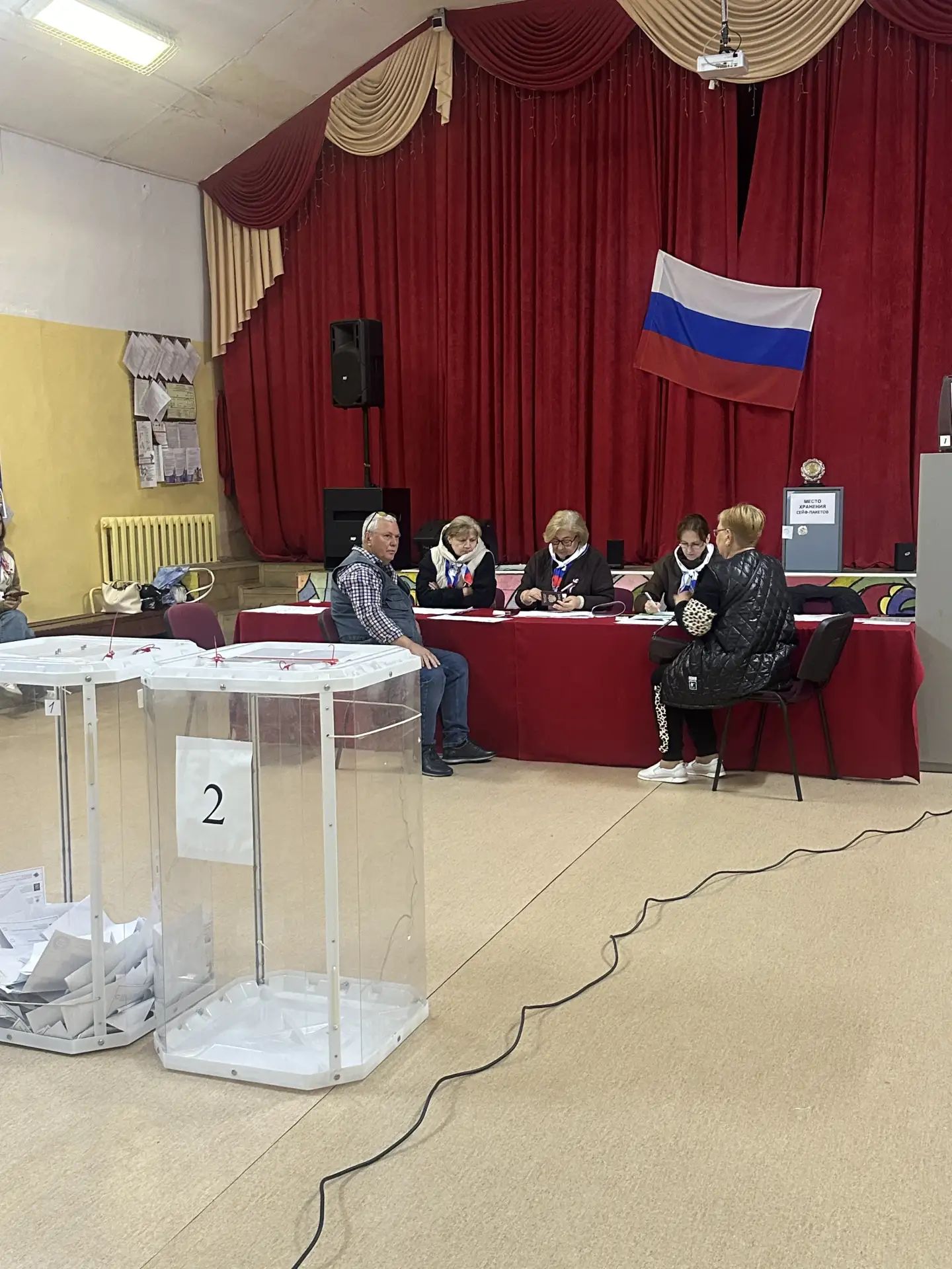 Сообщение — УИК №821, Московская область