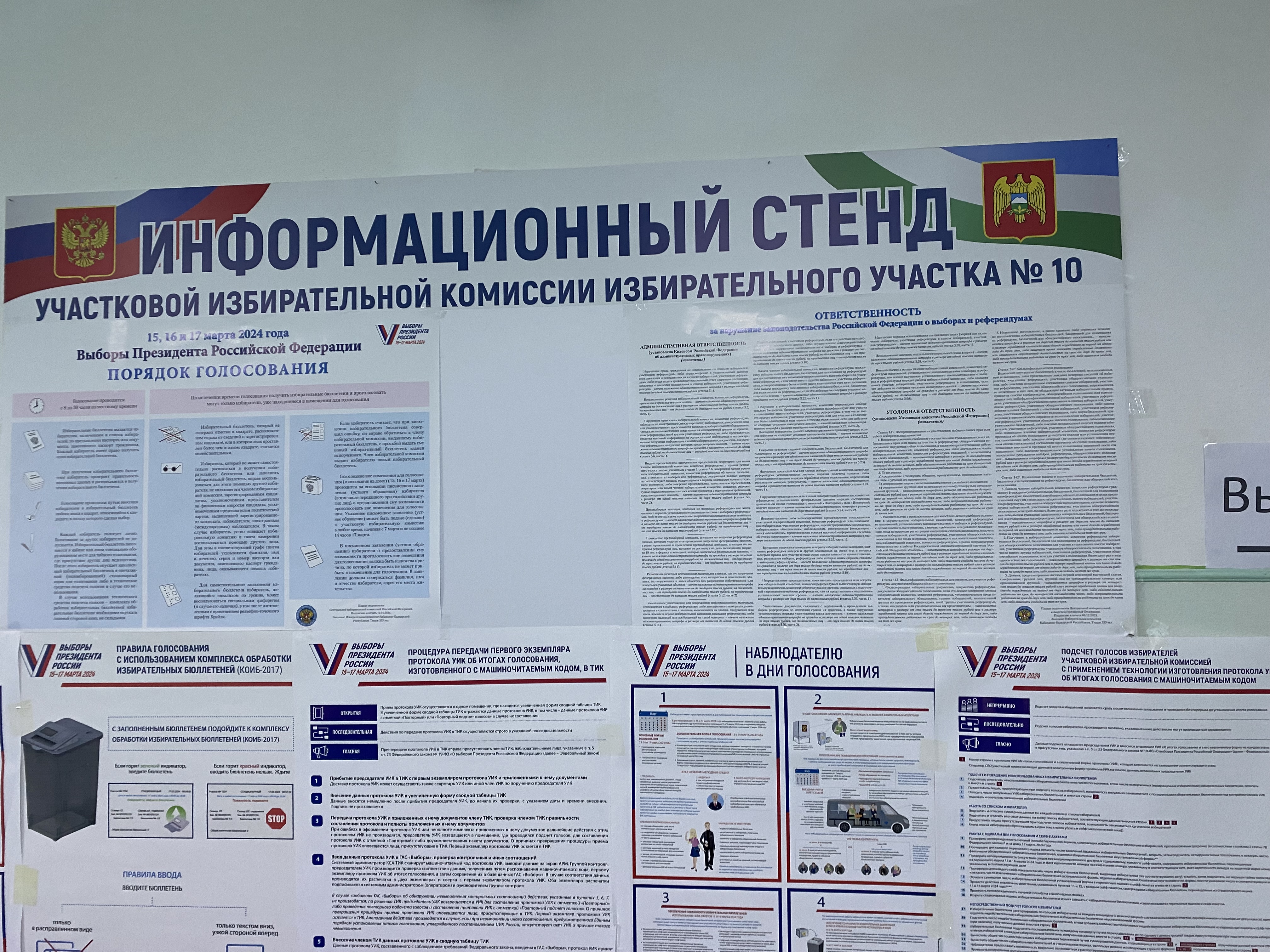 Сообщение наблюдателя — УИК №10, Кабардино-Балкарская Республика