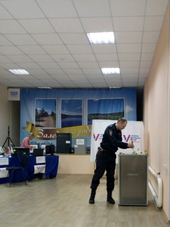 Сообщение наблюдателя — УИК №1449, Красноярский край