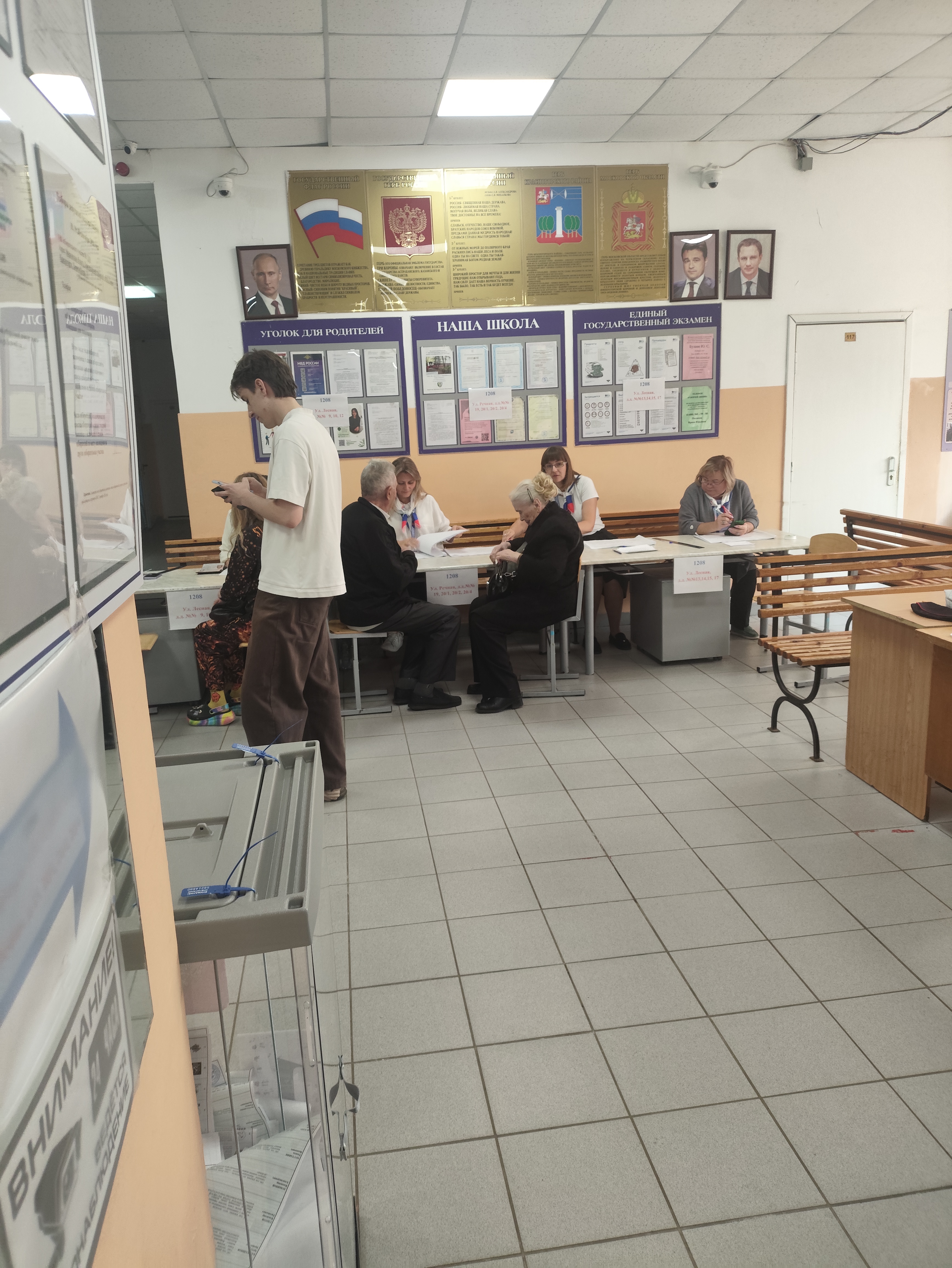 Сообщение — УИК №1208, Московская область