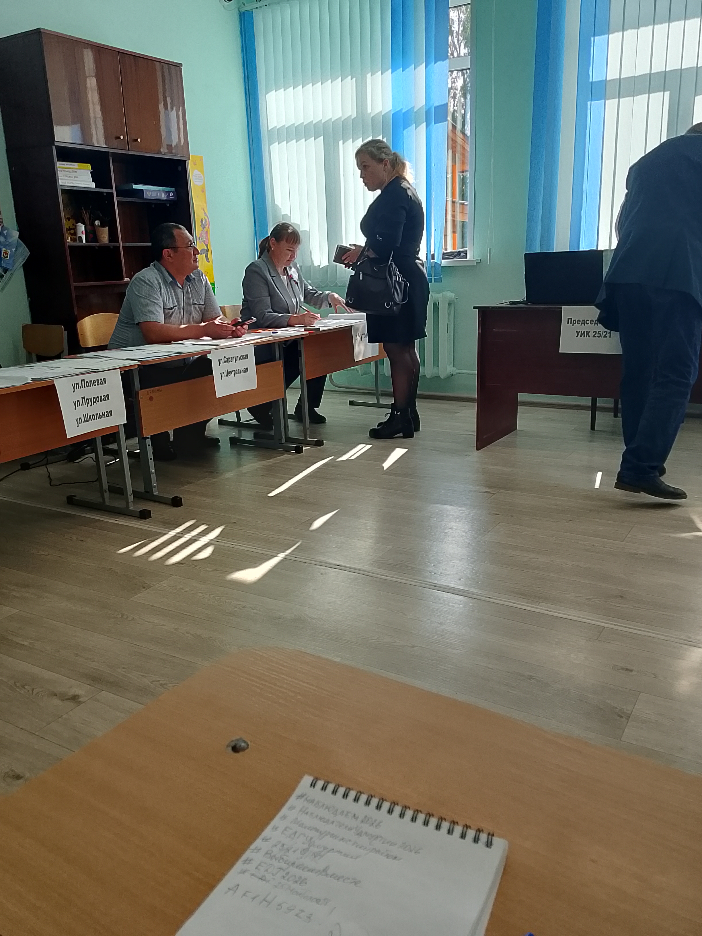Сообщение — УИК №2521, Удмуртская Республика