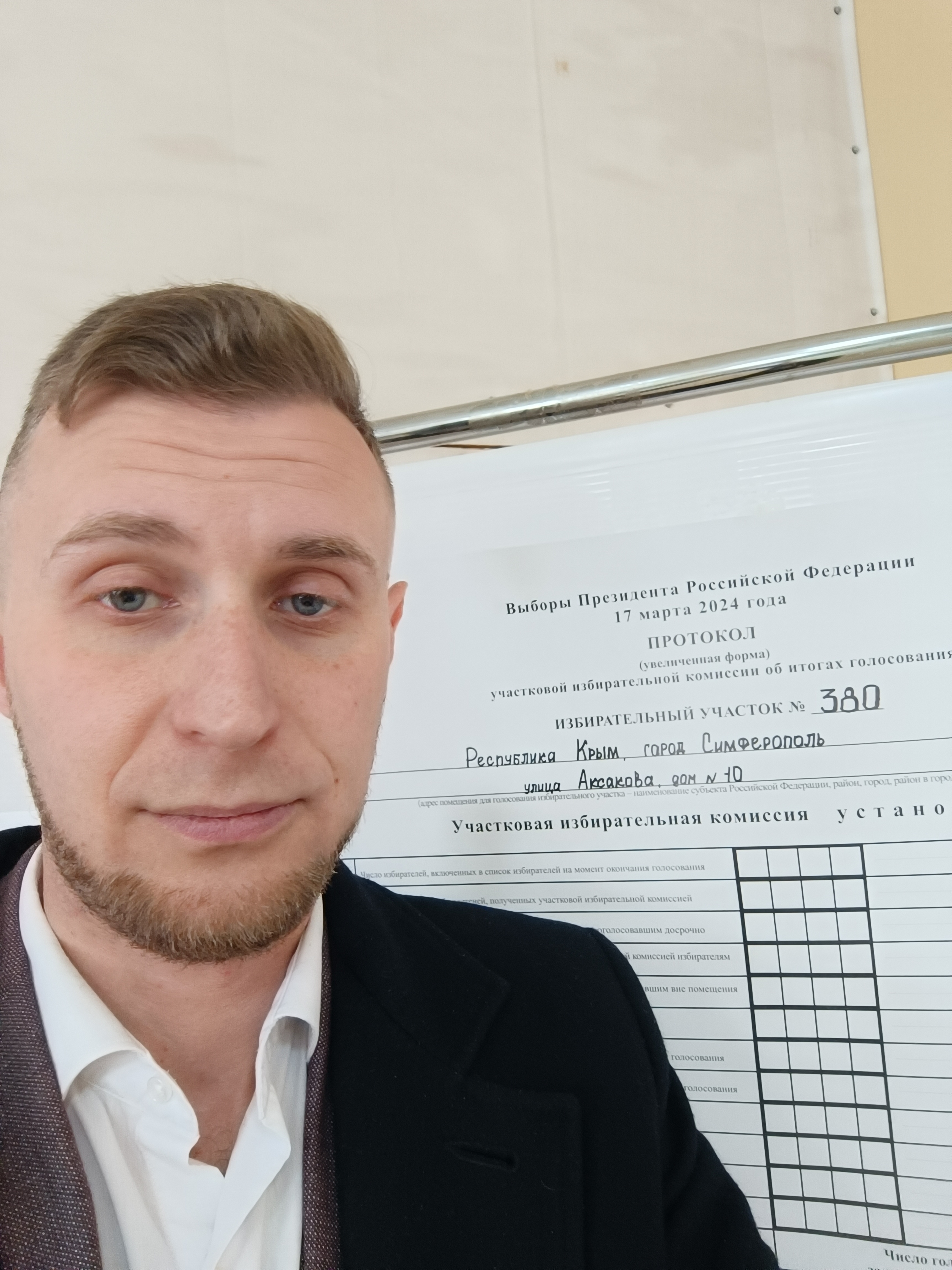 Сообщение наблюдателя — УИК №380, Республика Крым