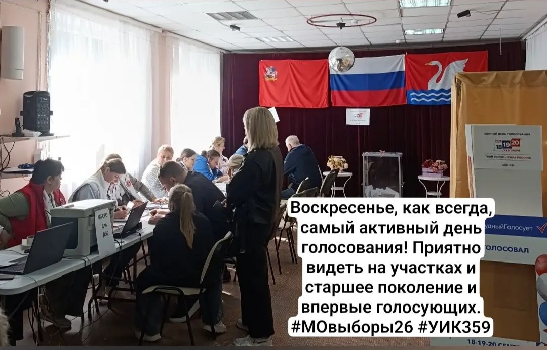 Сообщение — УИК №359, Московская область