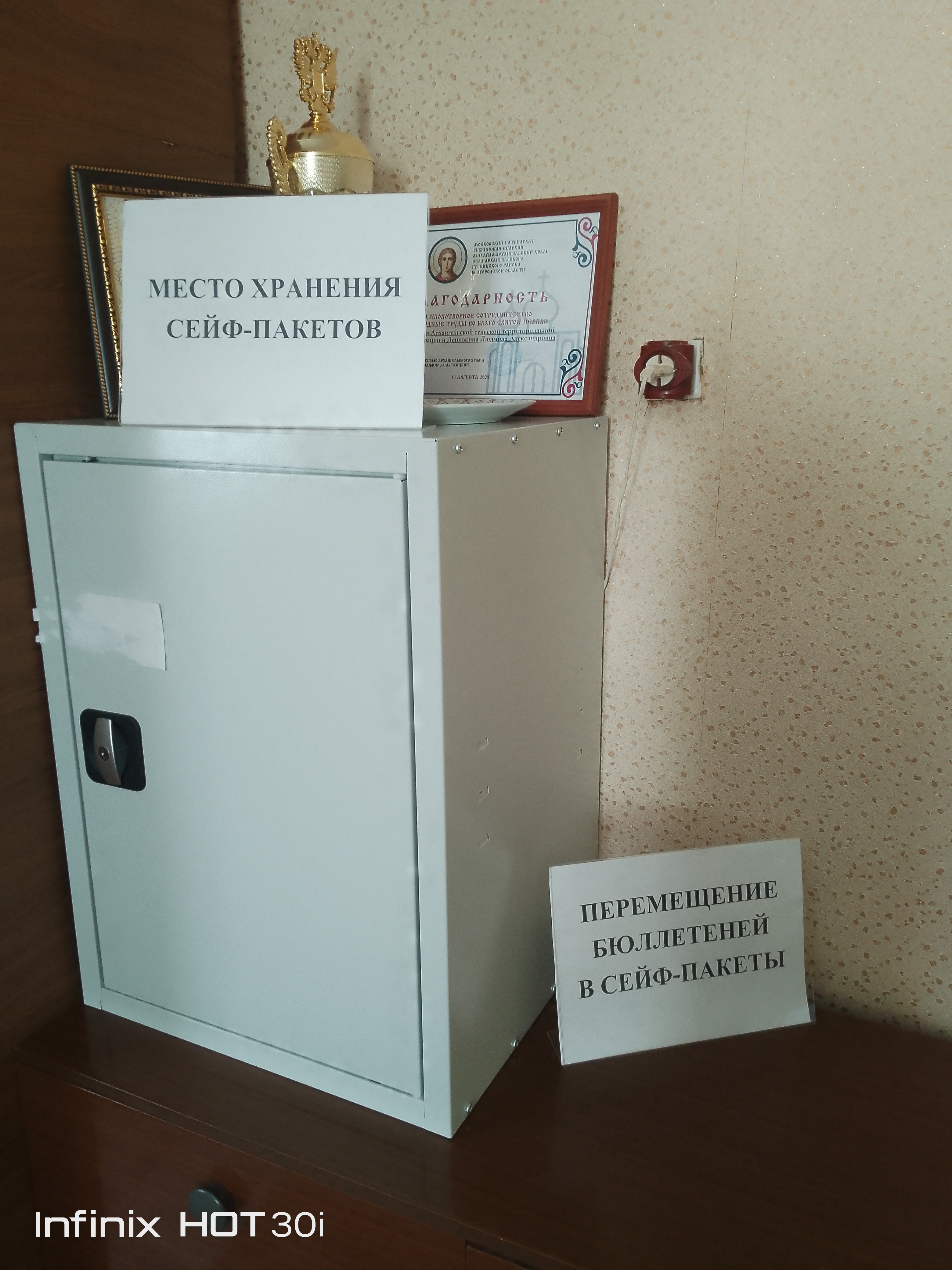 Сообщение — УИК №574, Белгородская область