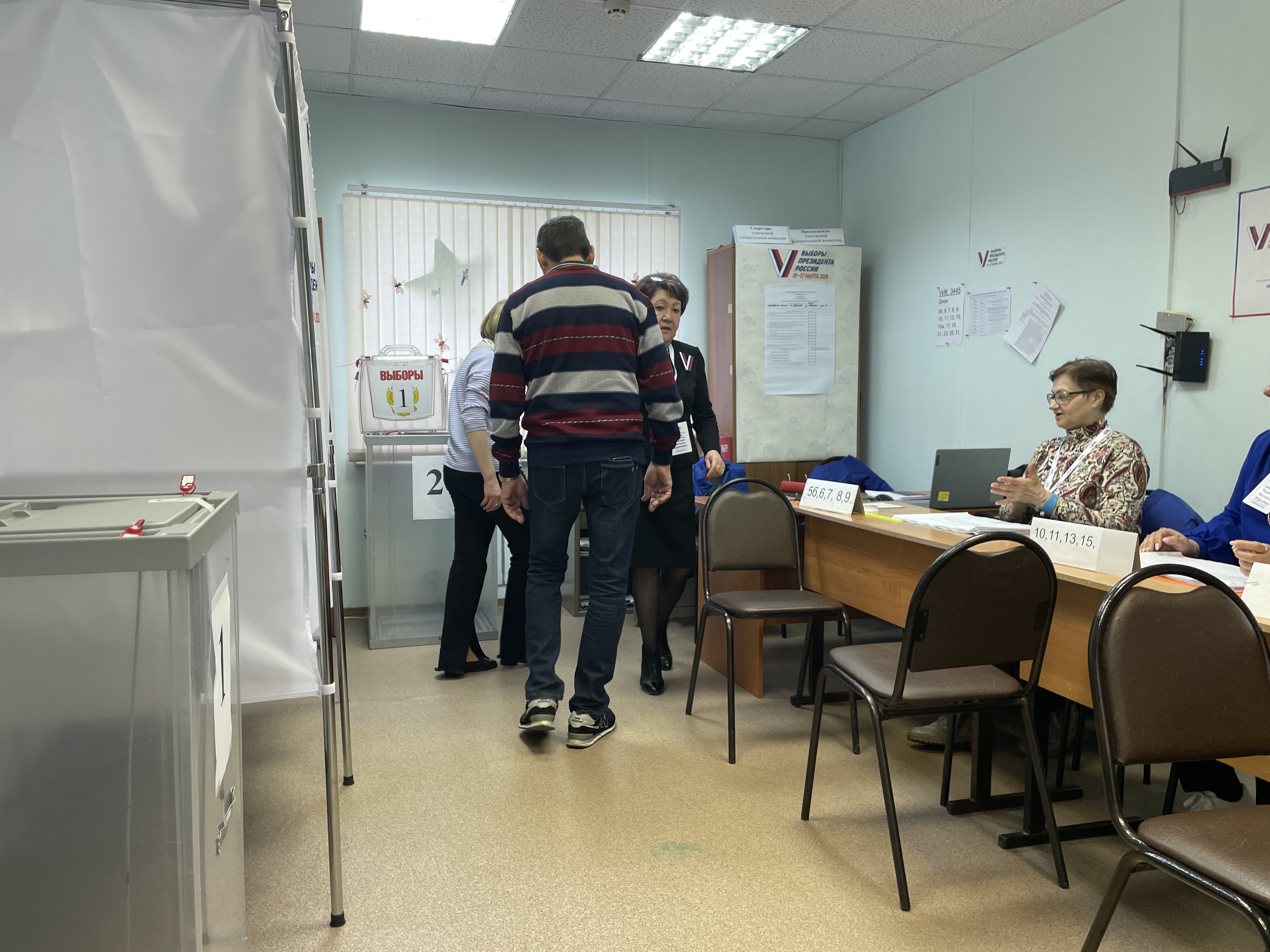 Сообщение наблюдателя — УИК №3445, Московская область