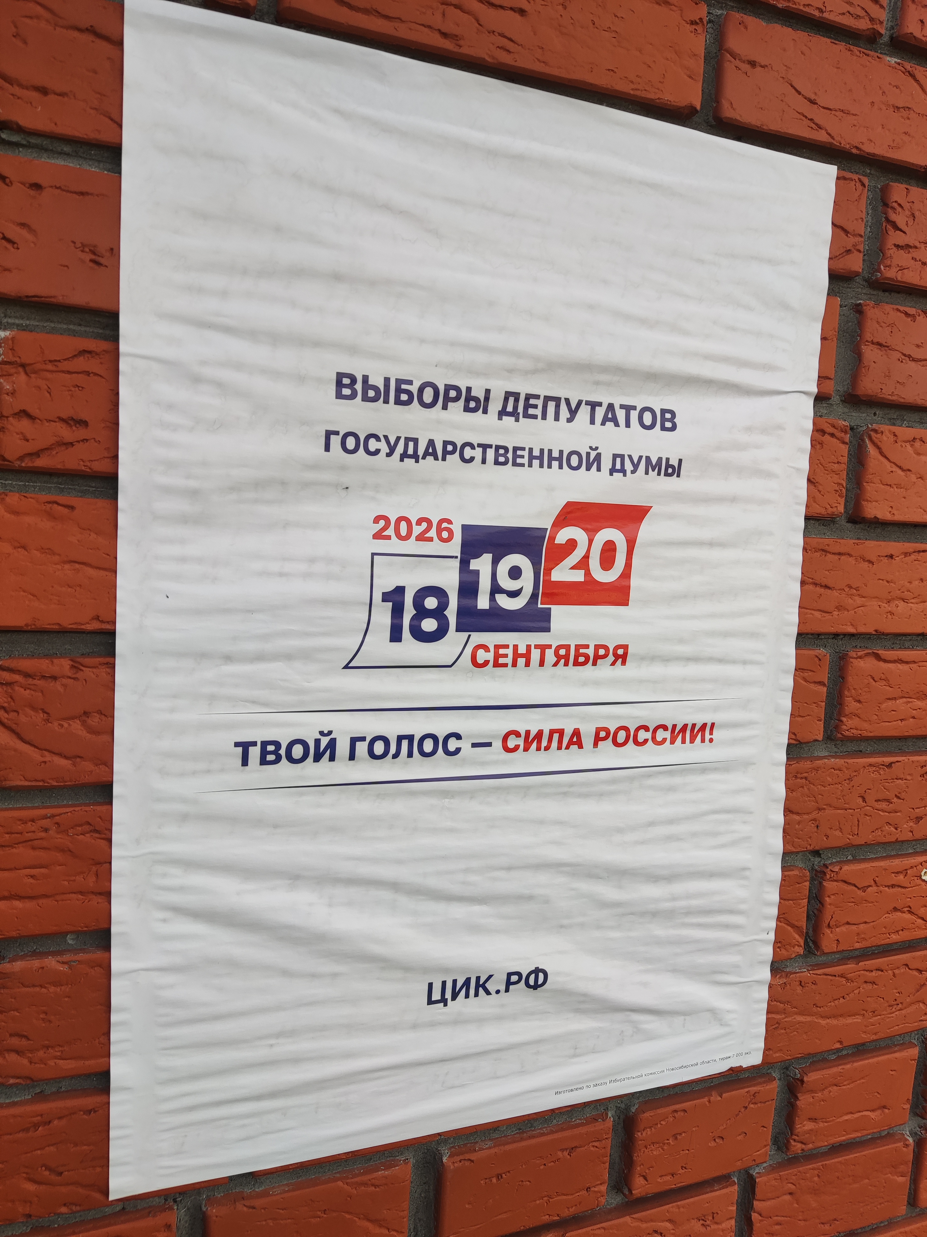 Сообщение — УИК №851, Новосибирская область