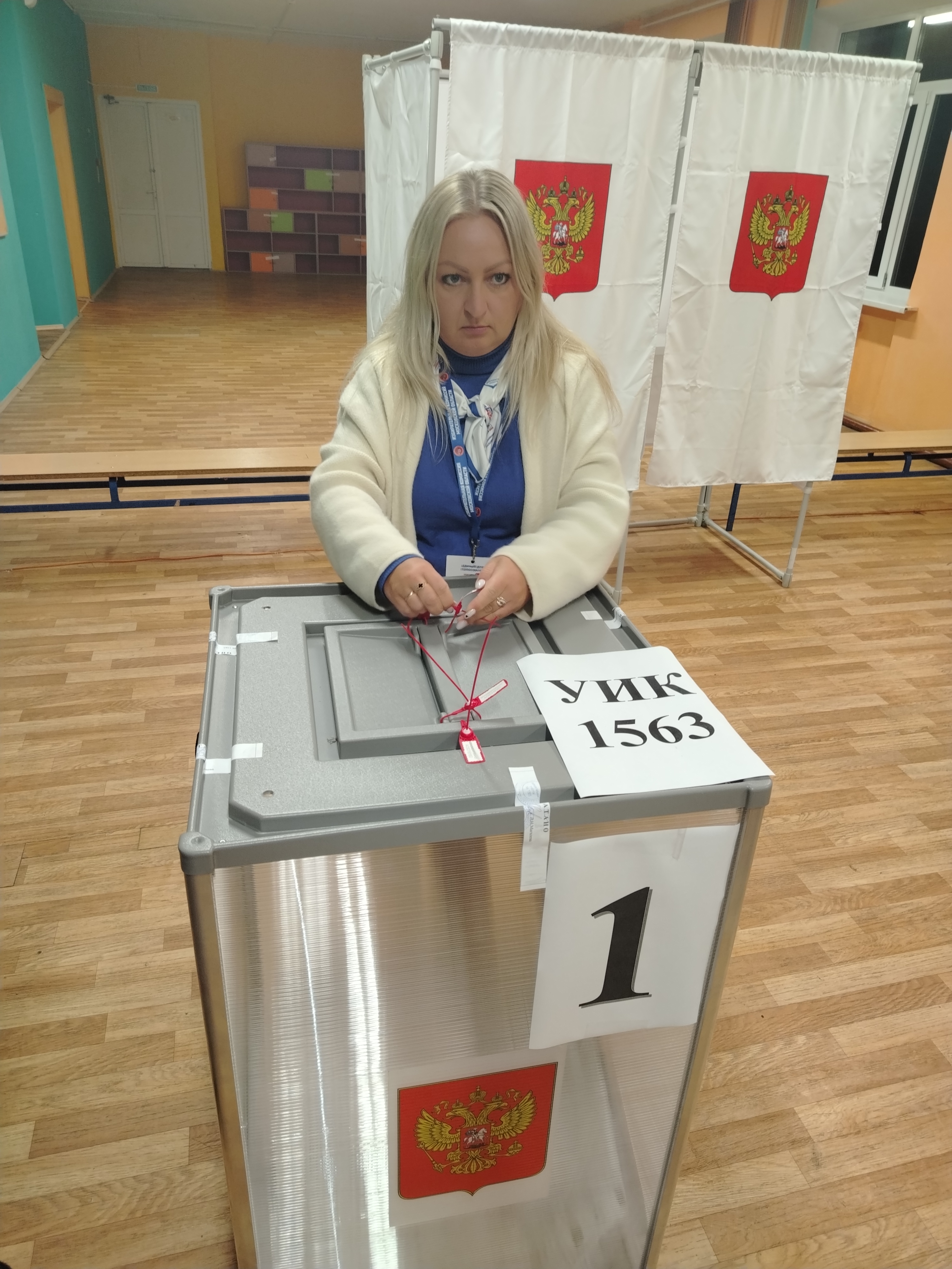 Сообщение — УИК №1563, Московская область