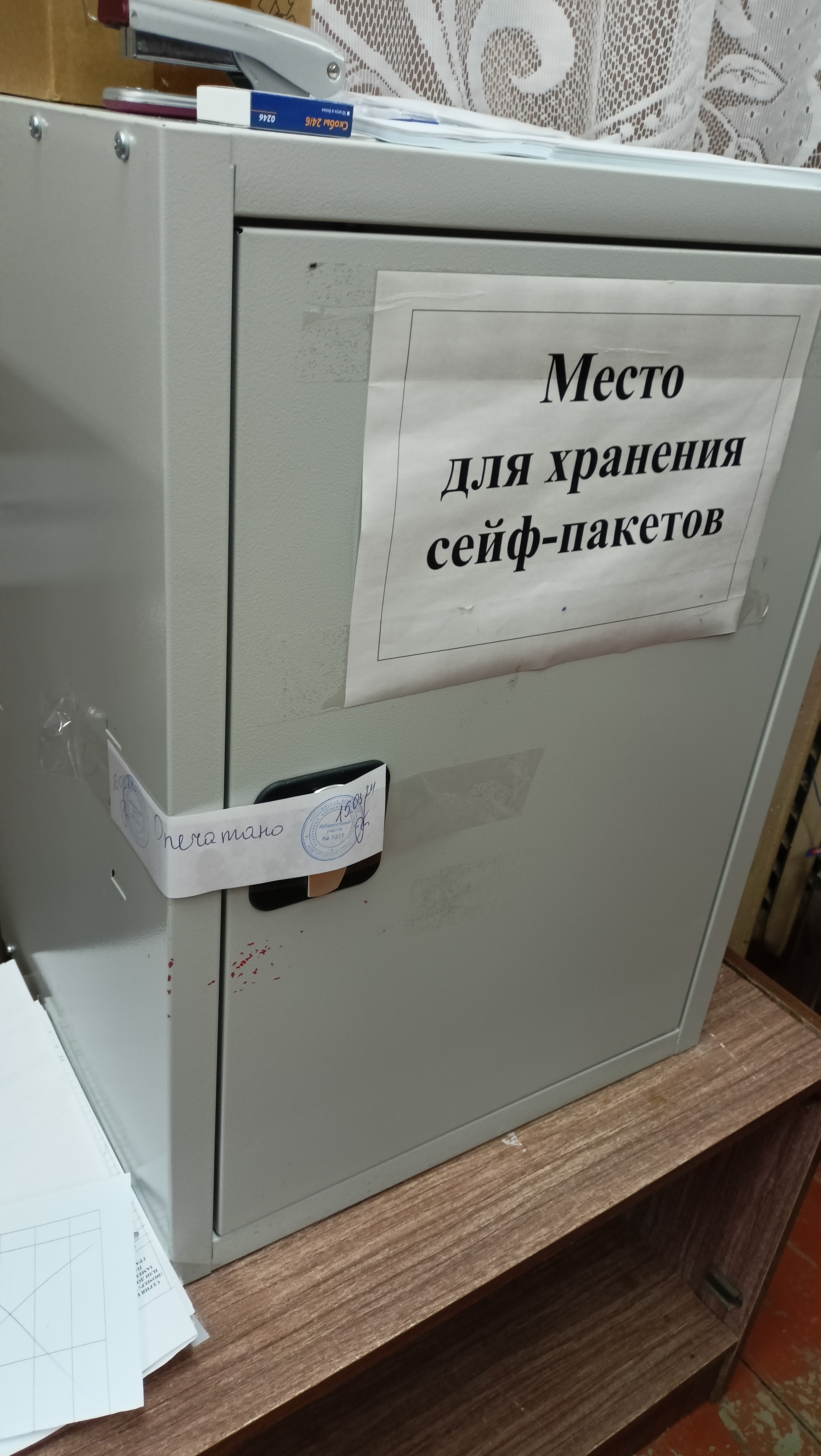 Сообщение наблюдателя — УИК №1311, Новгородская область