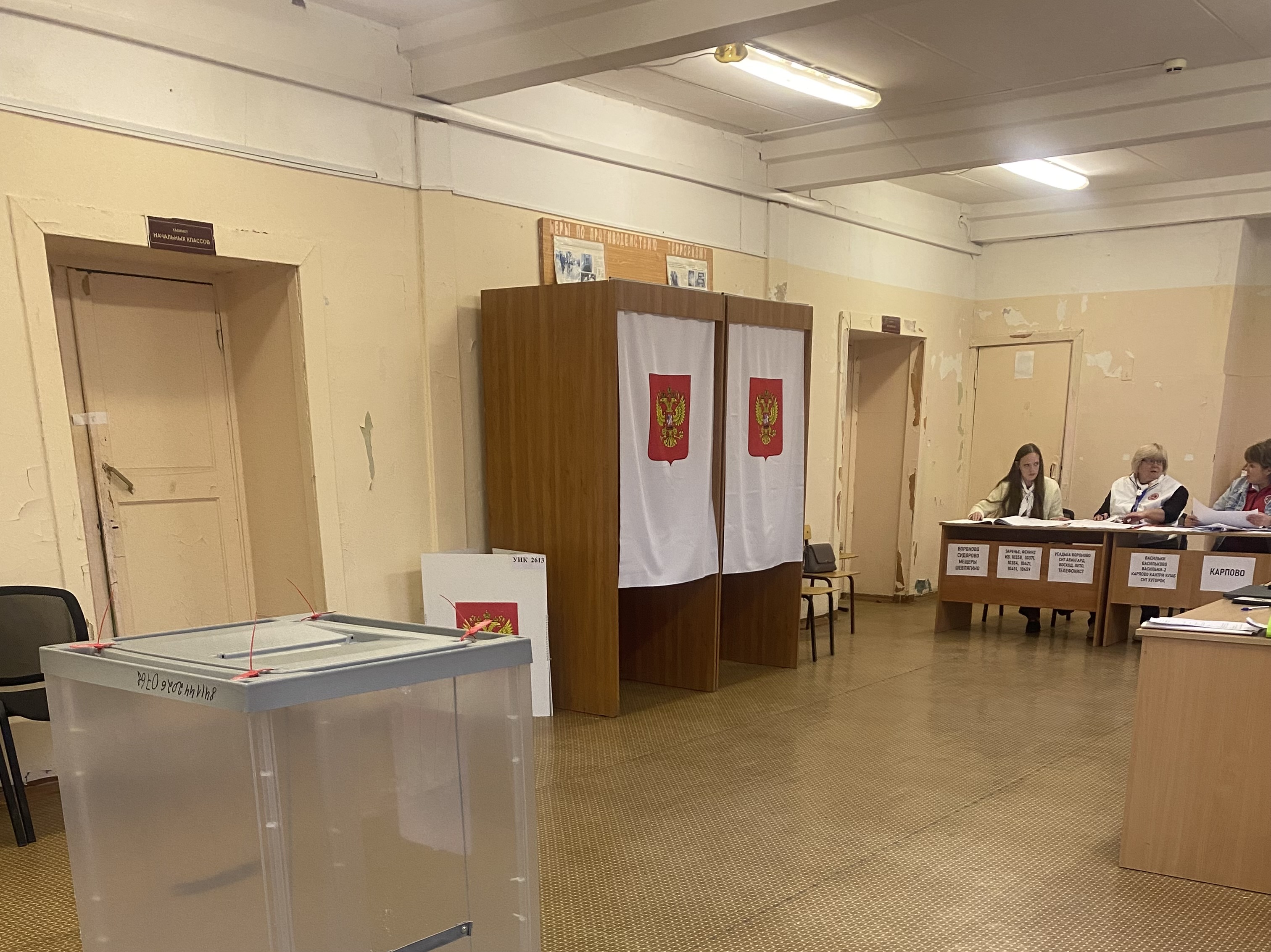 Сообщение — УИК №2613, Московская область
