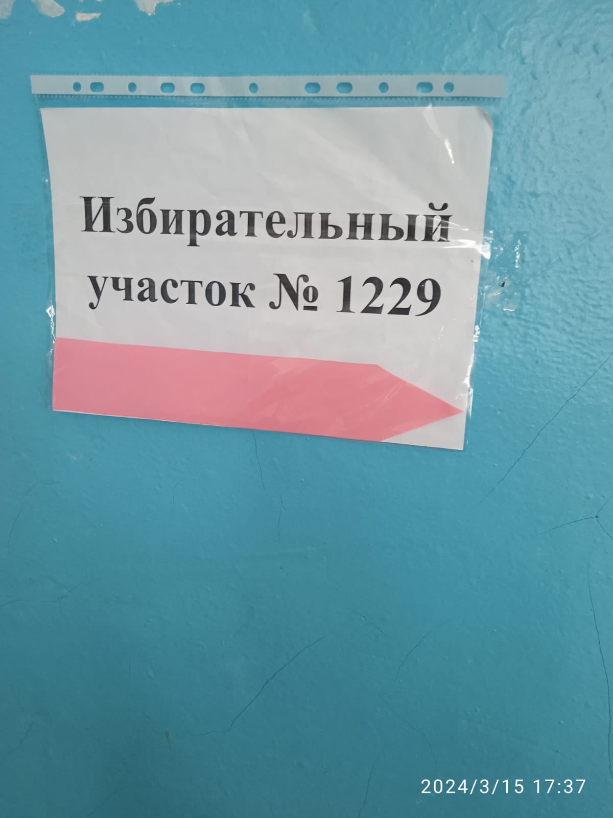 Сообщение наблюдателя — УИК №1229, Новосибирская область
