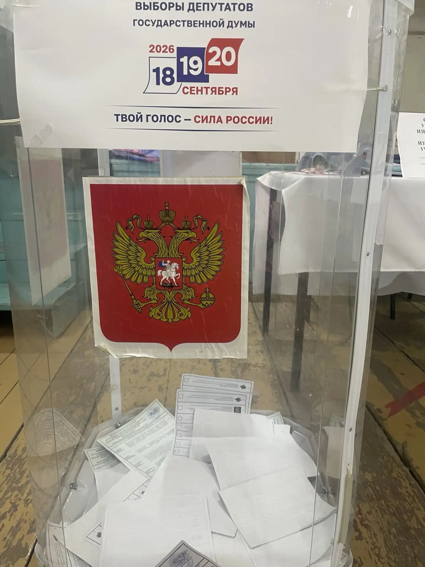Сообщение — УИК №3439, Воронежская область