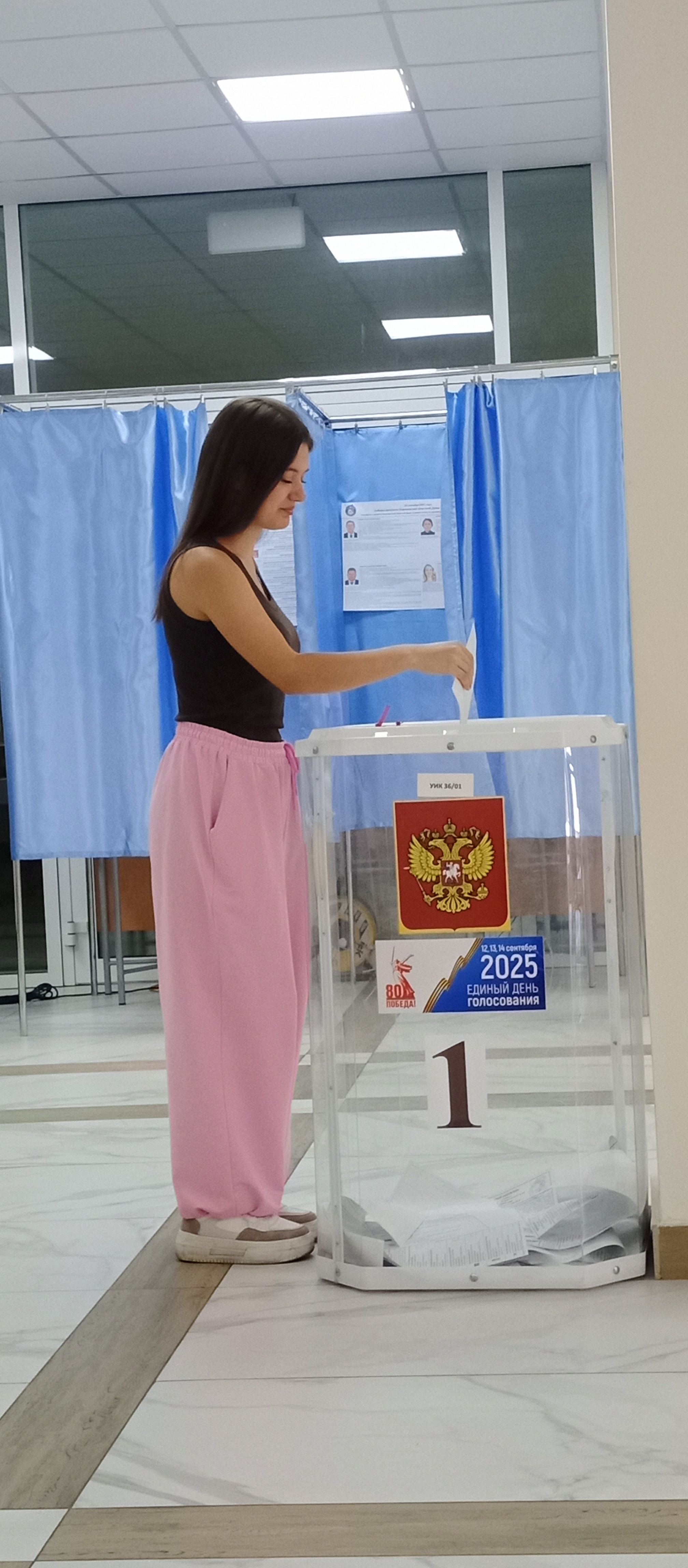 Сообщение наблюдателя — УИК №3601, Воронежская область