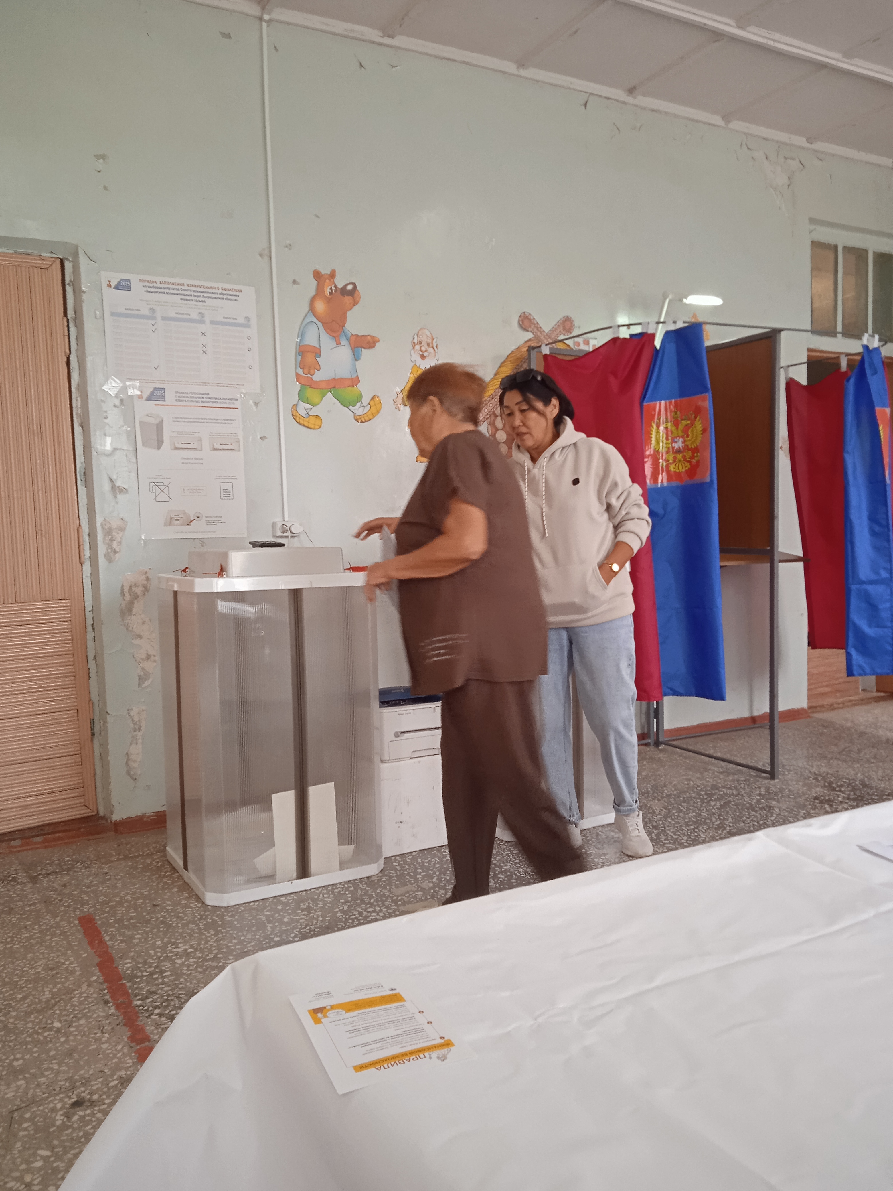Сообщение наблюдателя — УИК №1222, Астраханская область