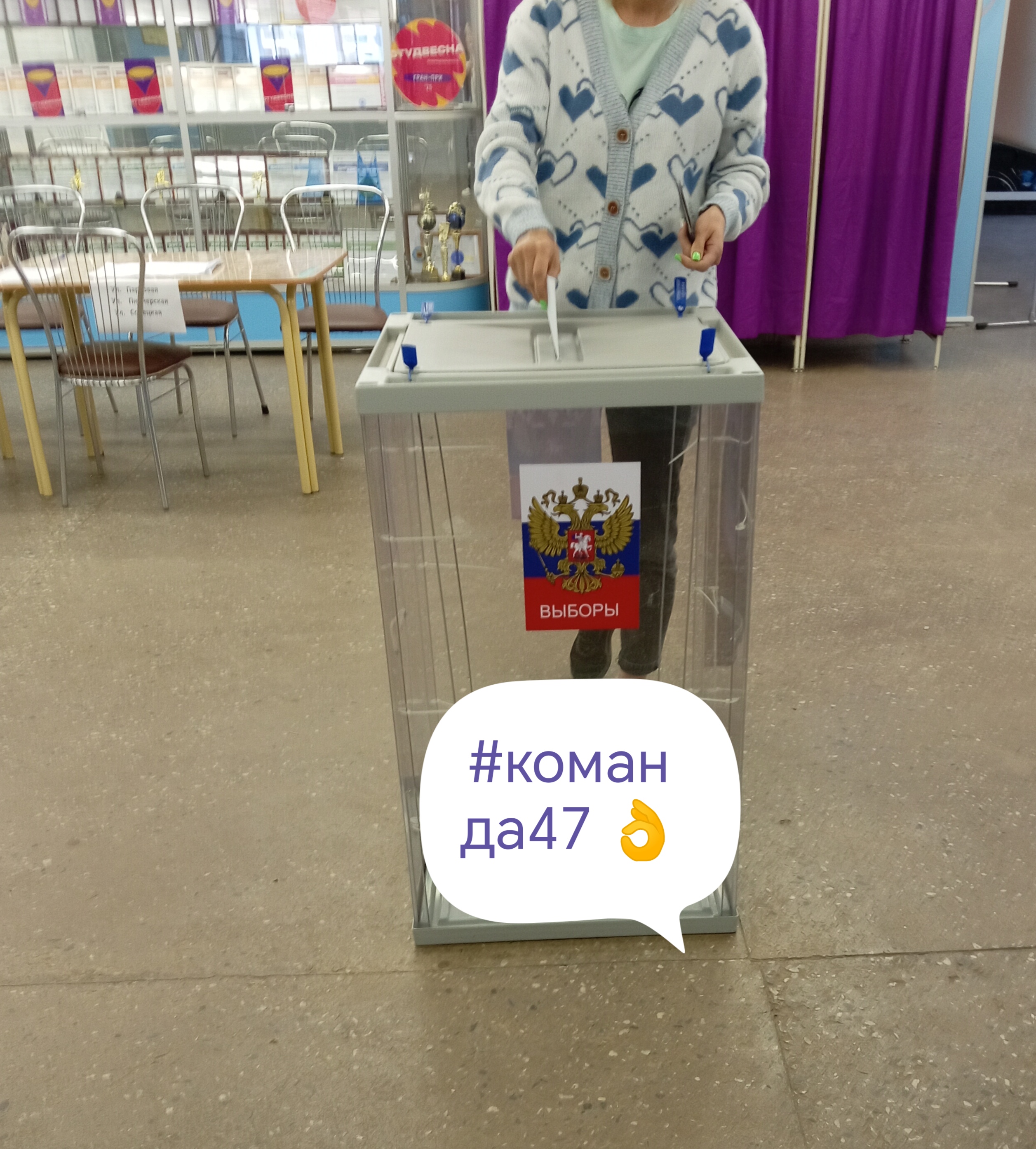 Сообщение наблюдателя — УИК №685, Ленинградская область