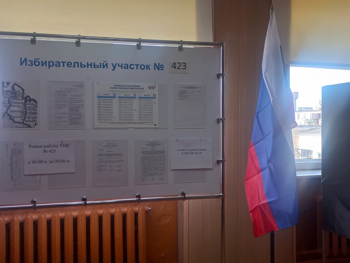 Сообщение наблюдателя — УИК №423, Псковская область