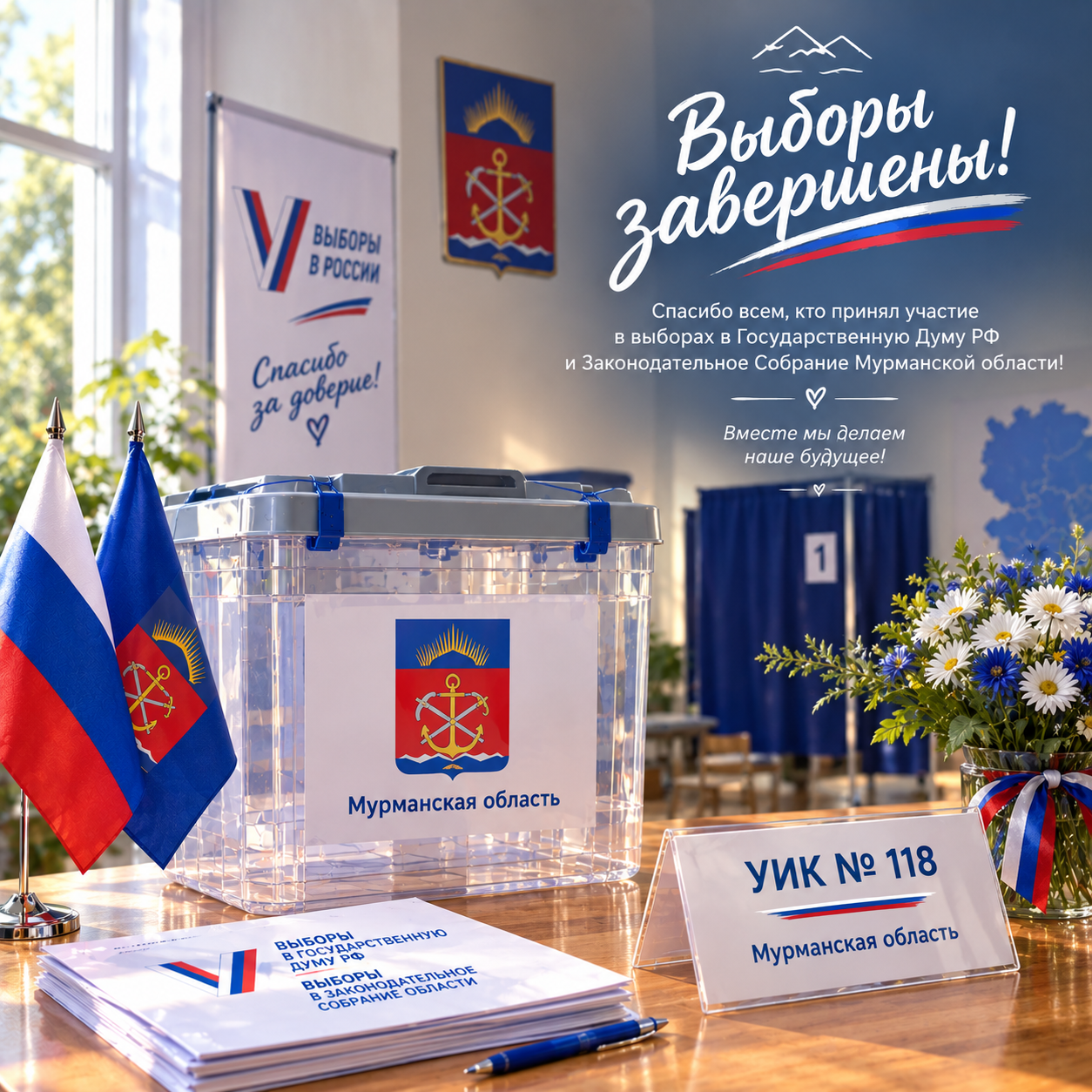 Сообщение — УИК №118, Мурманская область