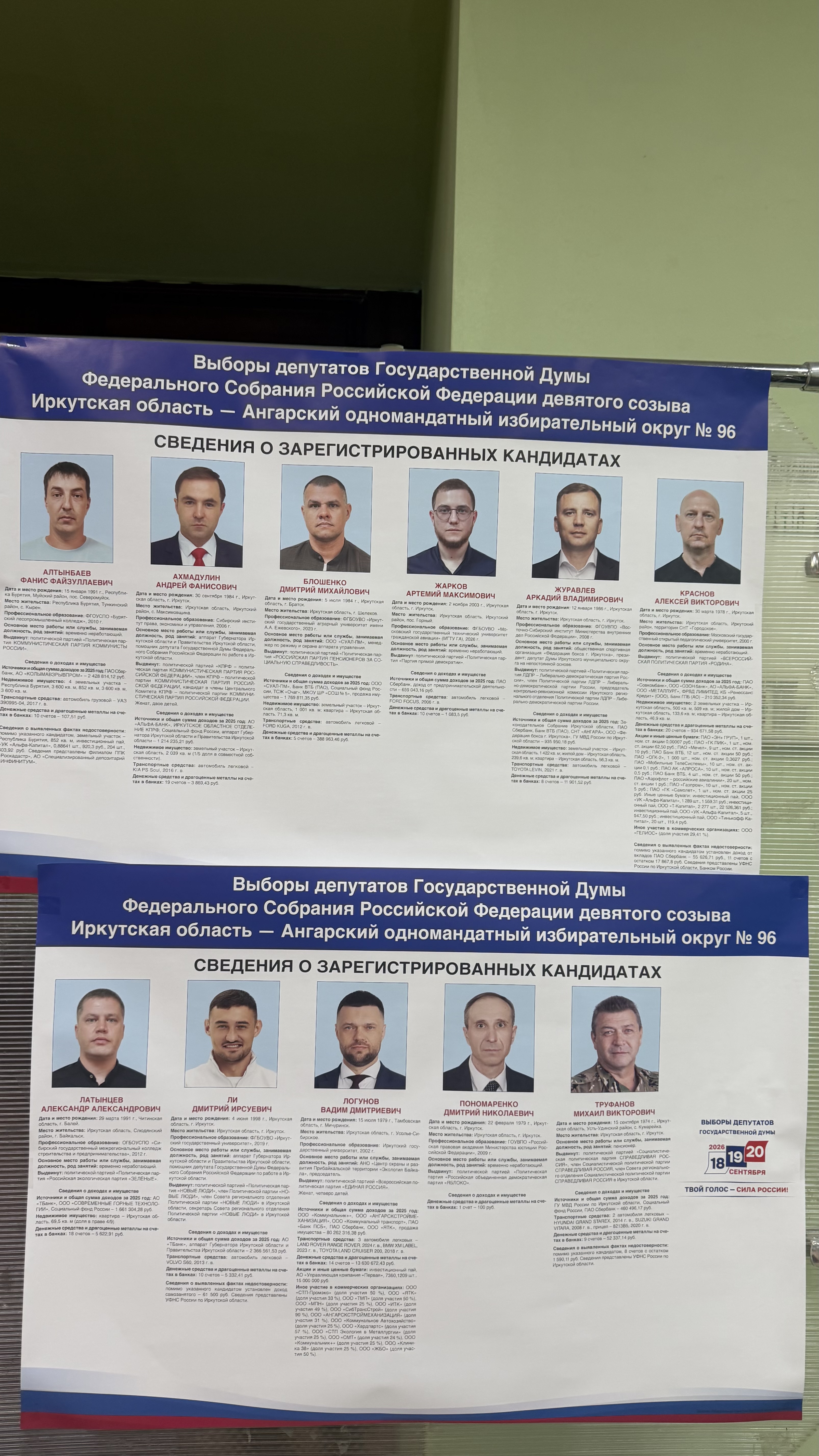 Сообщение — УИК №63, Иркутская область