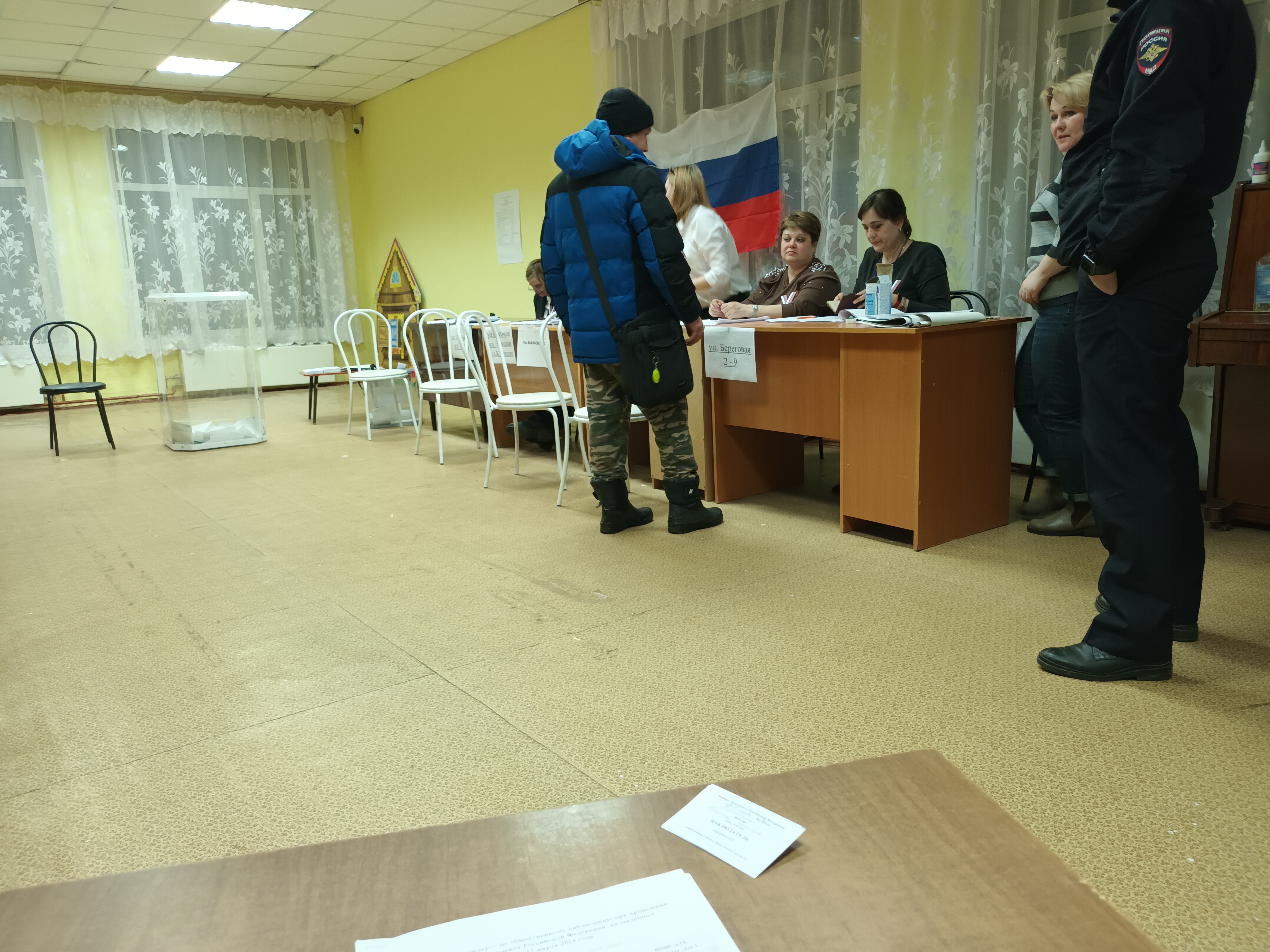 Сообщение наблюдателя — УИК №1168, Нижегородская область
