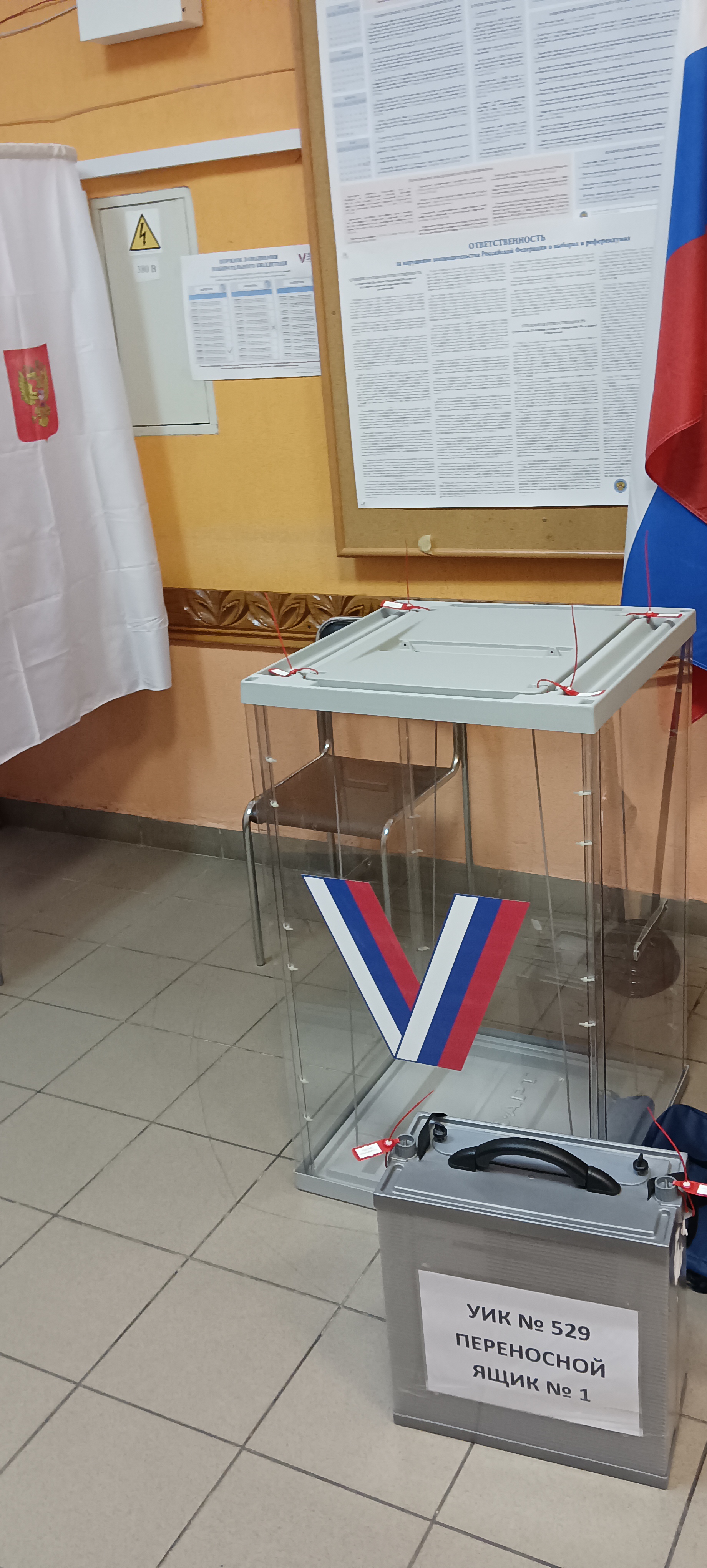 Сообщение наблюдателя — УИК №529, Калининградская область