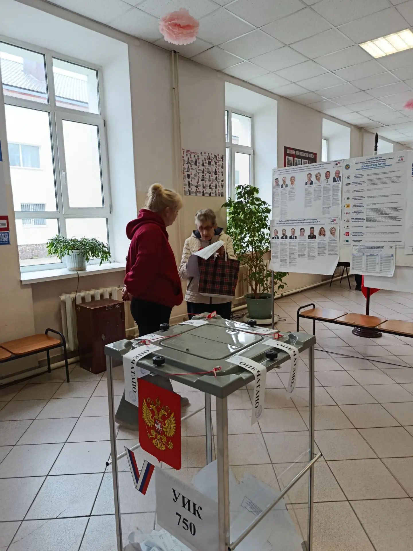 Сообщение — УИК №750, Московская область