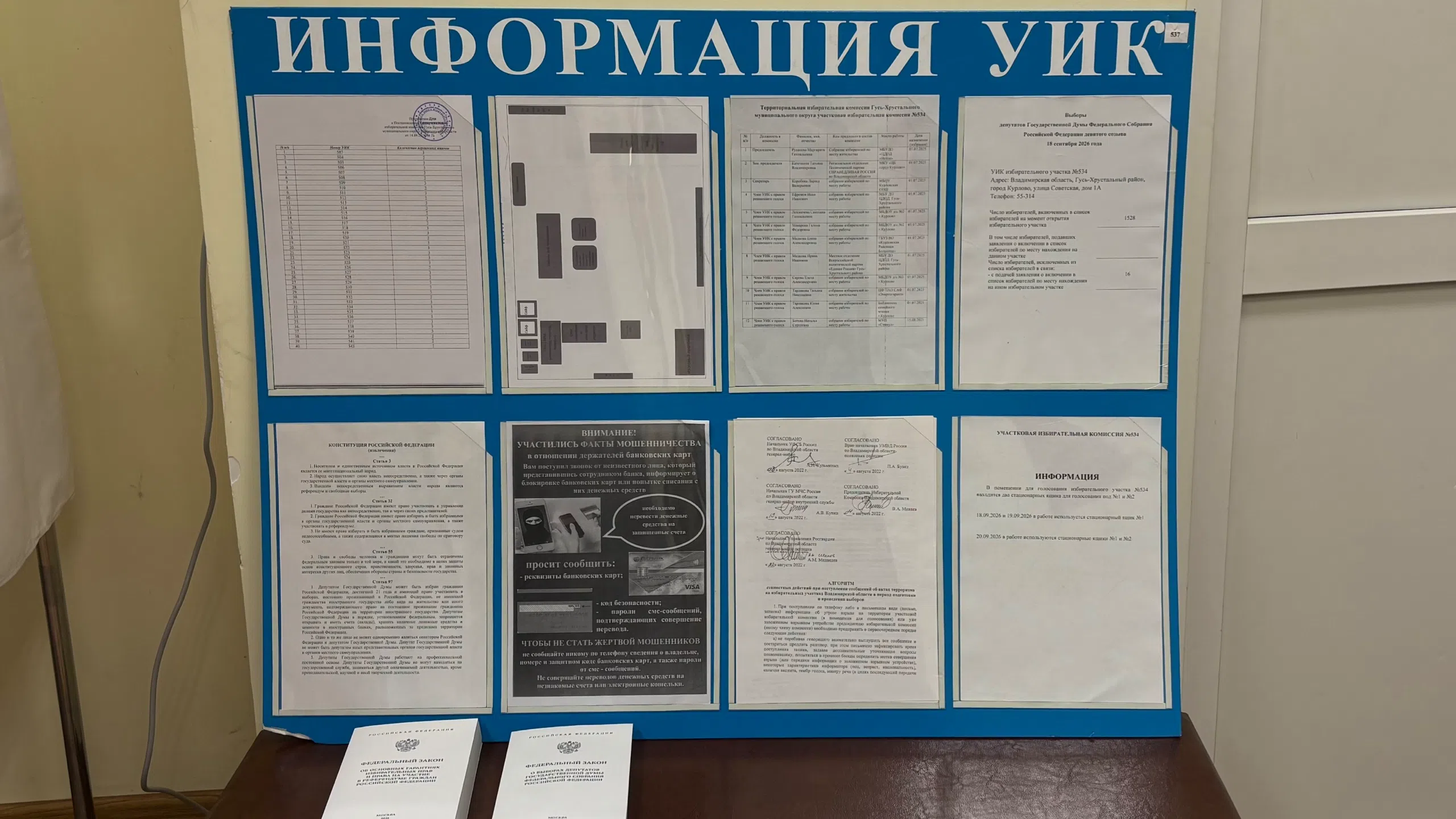 Сообщение — УИК №534, Владимирская область
