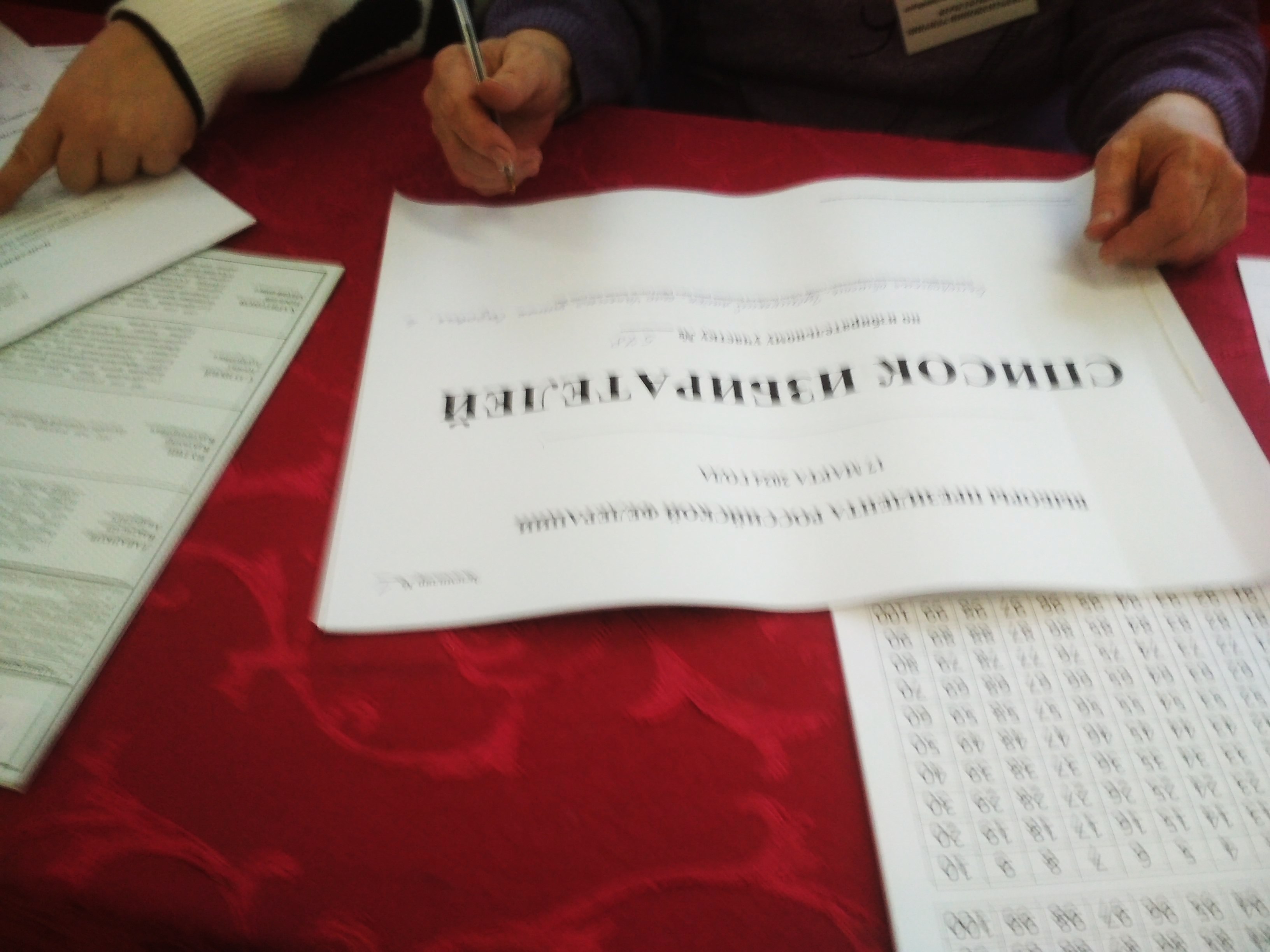 Сообщение наблюдателя — УИК №578, Белгородская область