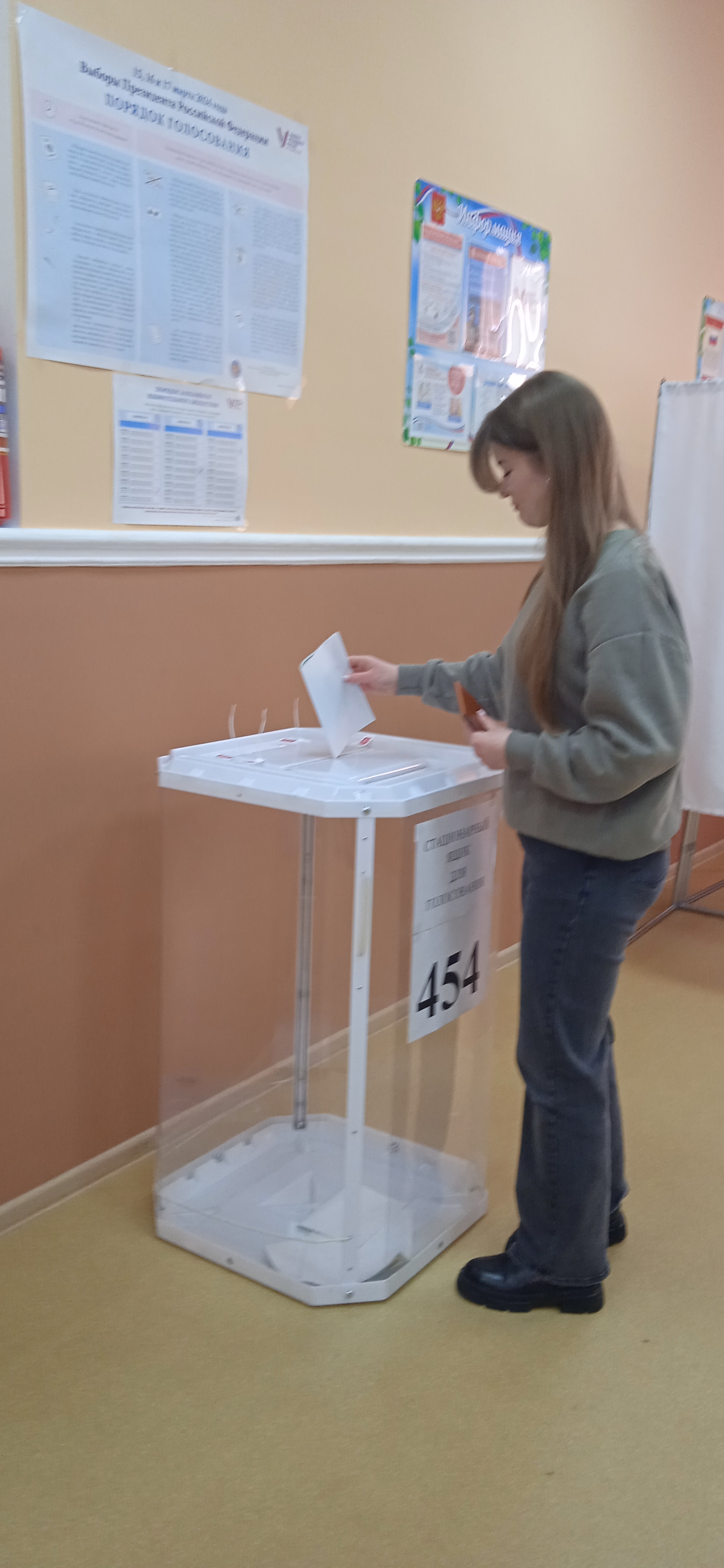 Сообщение наблюдателя — УИК №454, Орловская область
