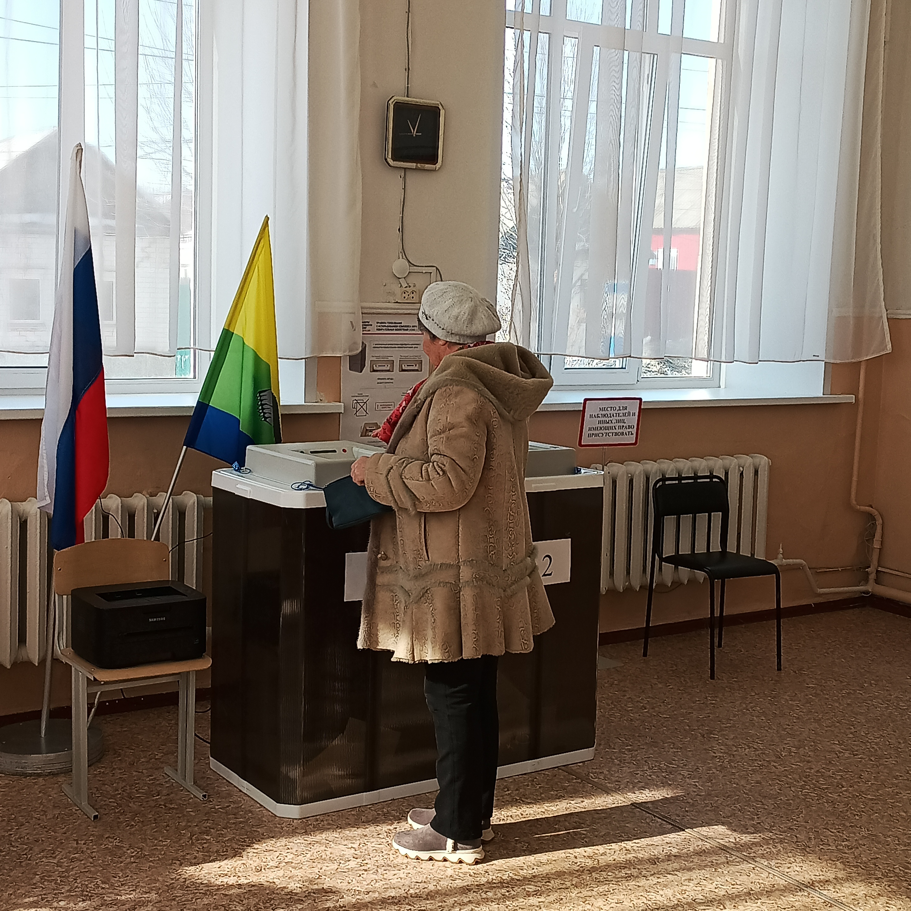 Сообщение наблюдателя — УИК №695, Саратовская область