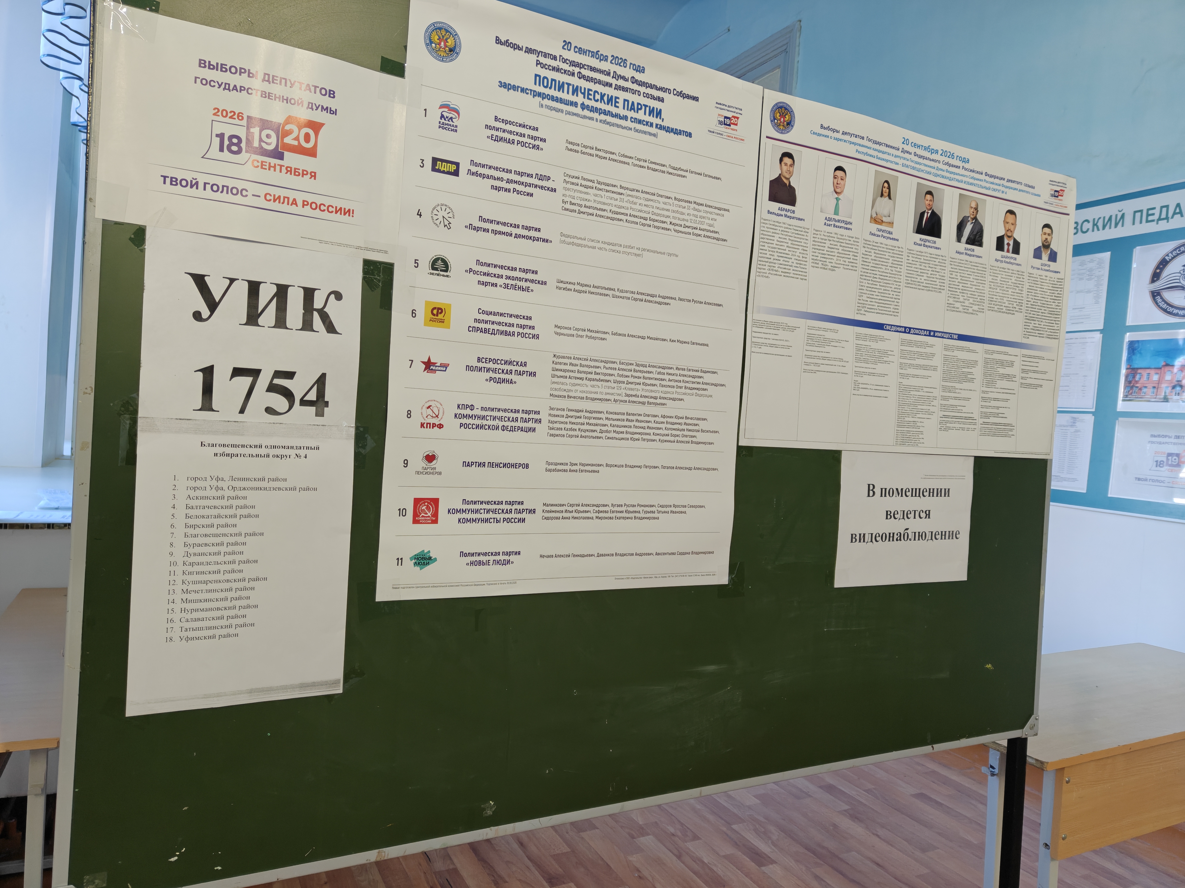 Сообщение — УИК №1754, Республика Башкортостан