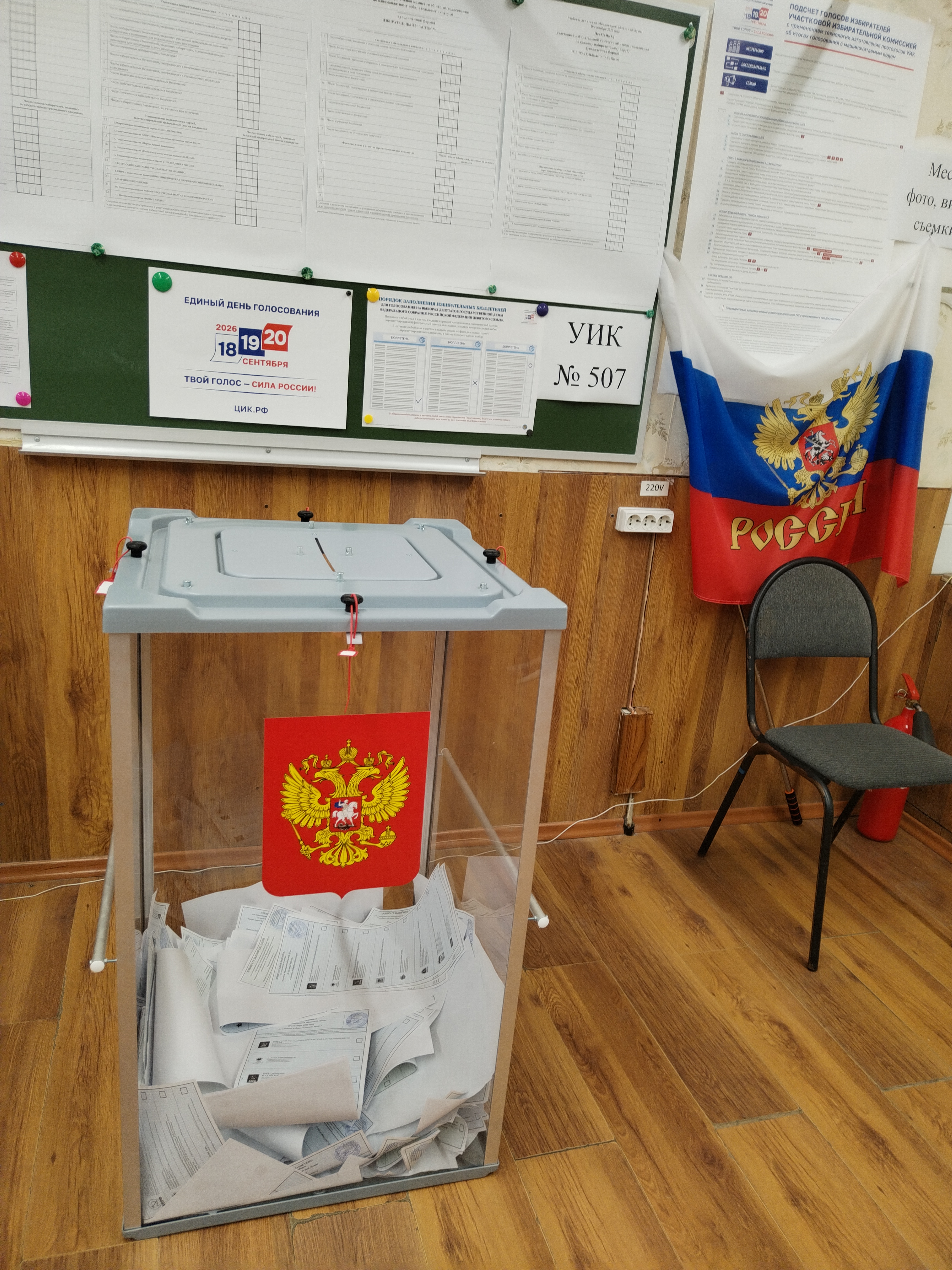 Сообщение — УИК №507, Московская область