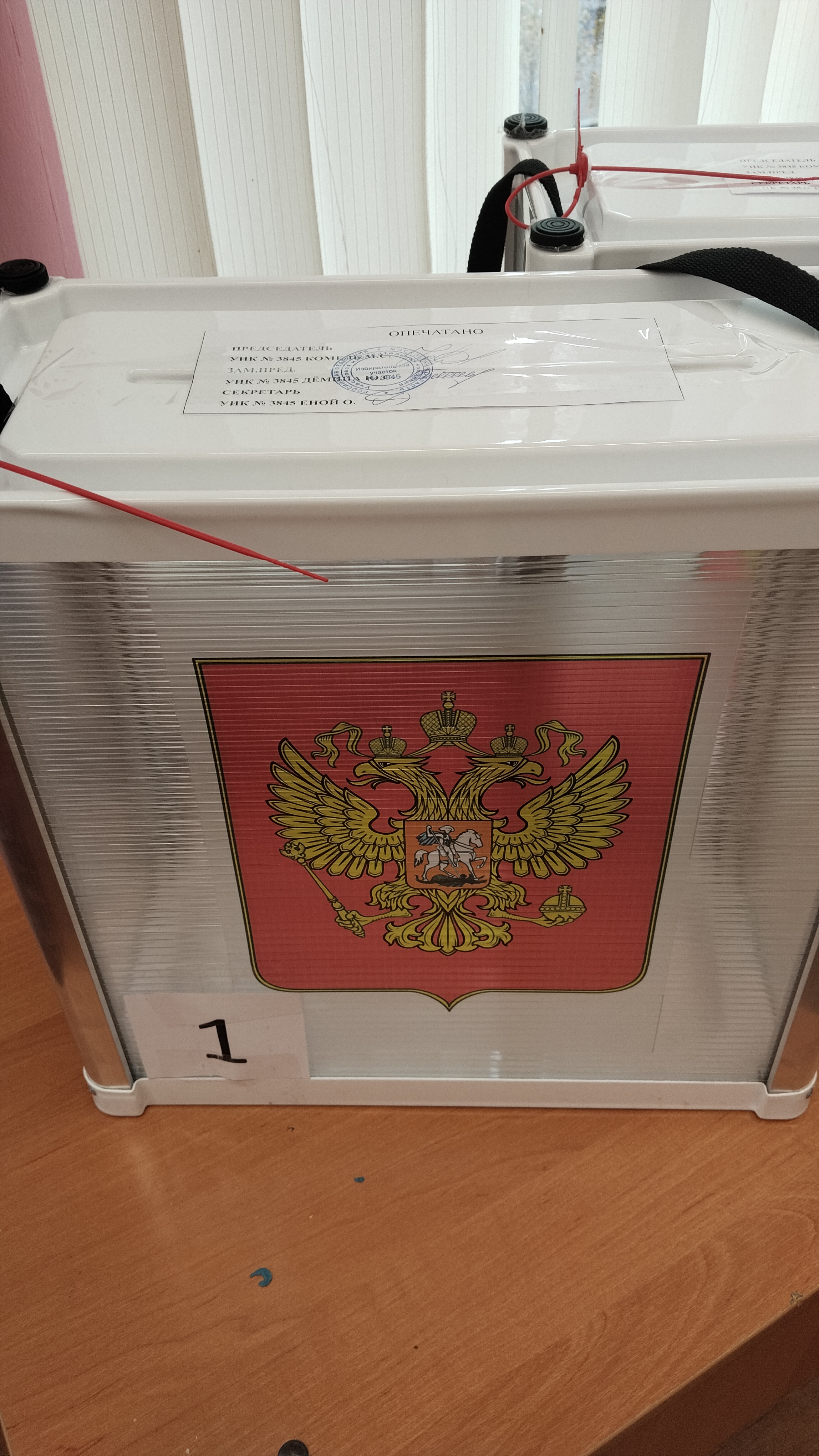Сообщение — УИК №3845, Московская область