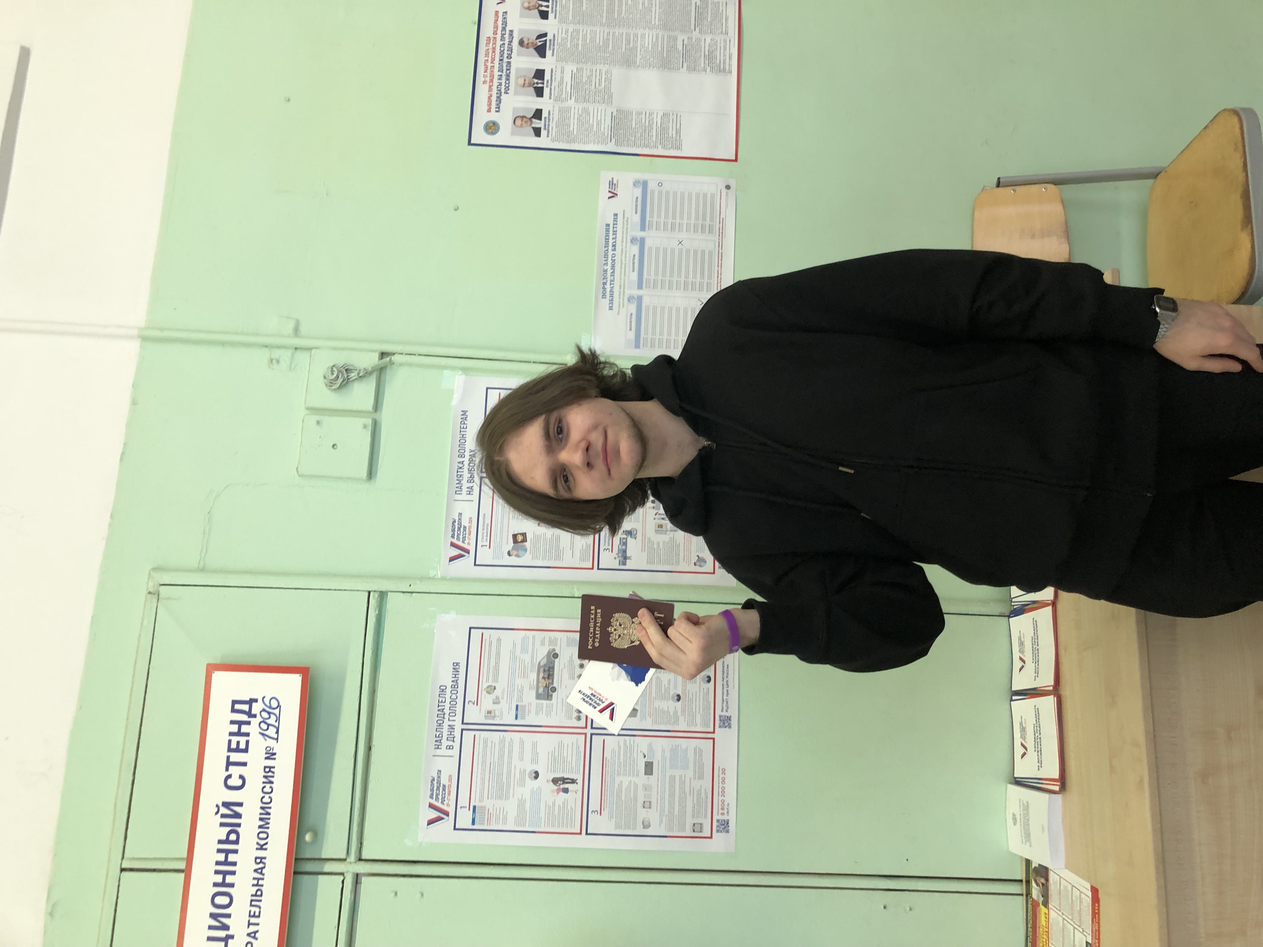 Сообщение наблюдателя — УИК №1996, Московская область